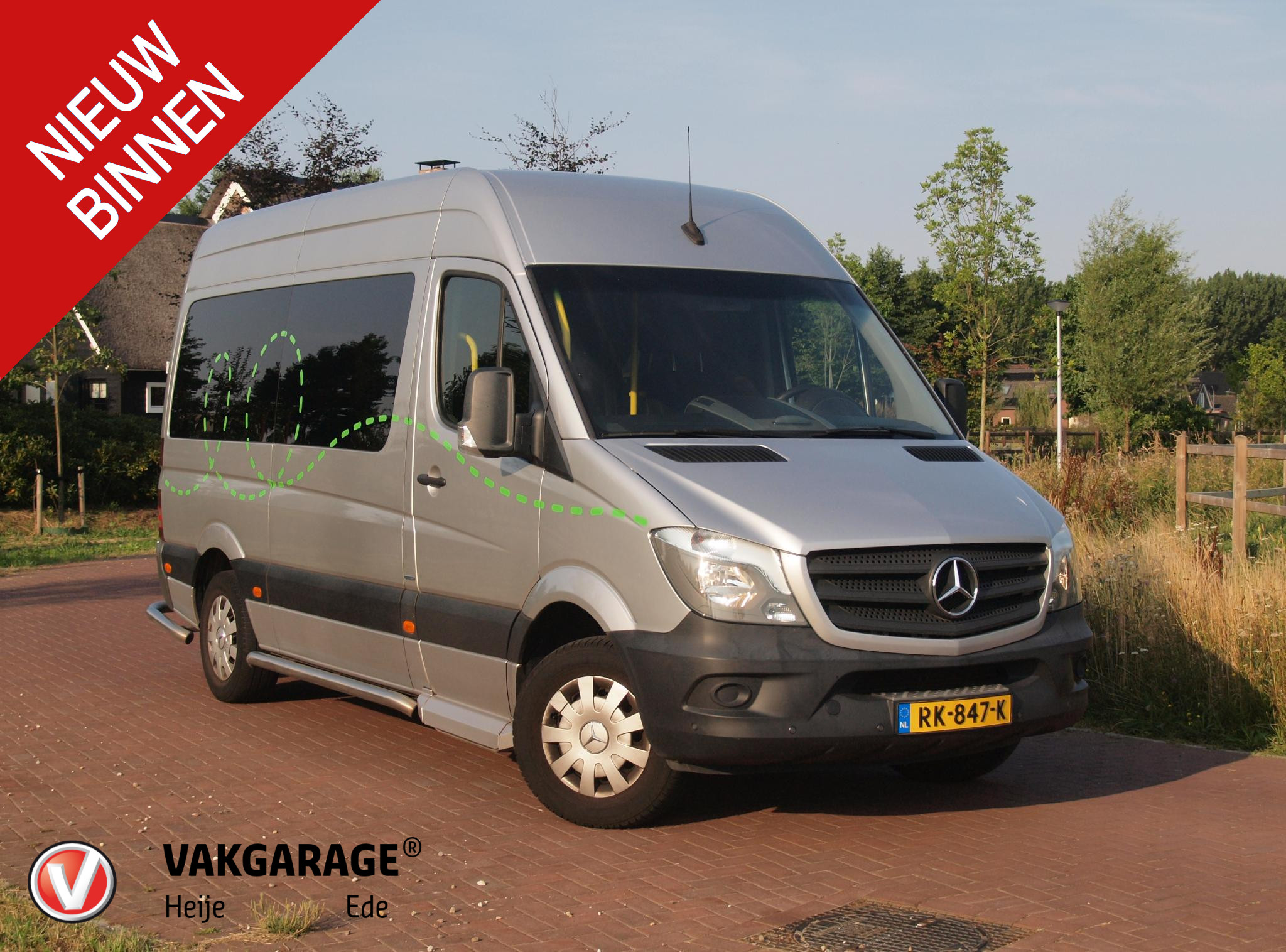 Mercedes-Benz Sprinter 314 2.2 CDI 366 L2H2 Automaat 2018 - voorkant