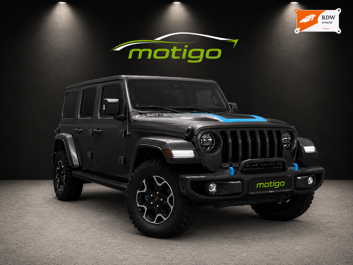 Jeep Wrangler Unlimited 4xe 380 Rubicon 2022 - voorkant