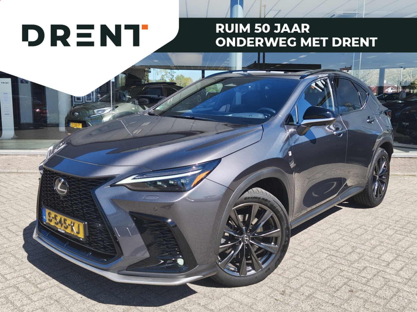 Lexus Lexus Nx450h+ 450h+ AWD F Sport Line | HUD | El. Schuif/Kanteldak | 360 Cam | 2022 - voorkant