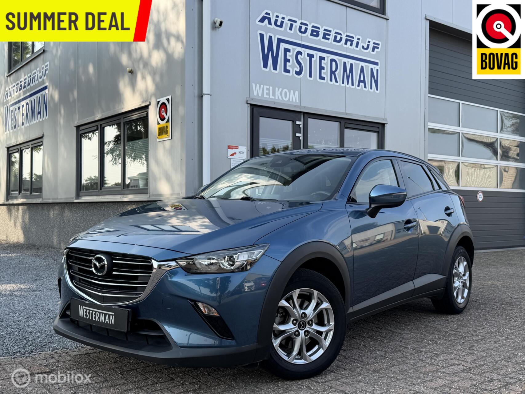 Mazda Mazda Cx-3 2.0 SkyActiv-G 120 TS+ !! 51dkm !! Navi Clima Cruise Lmv etc. 2018 - voorkant