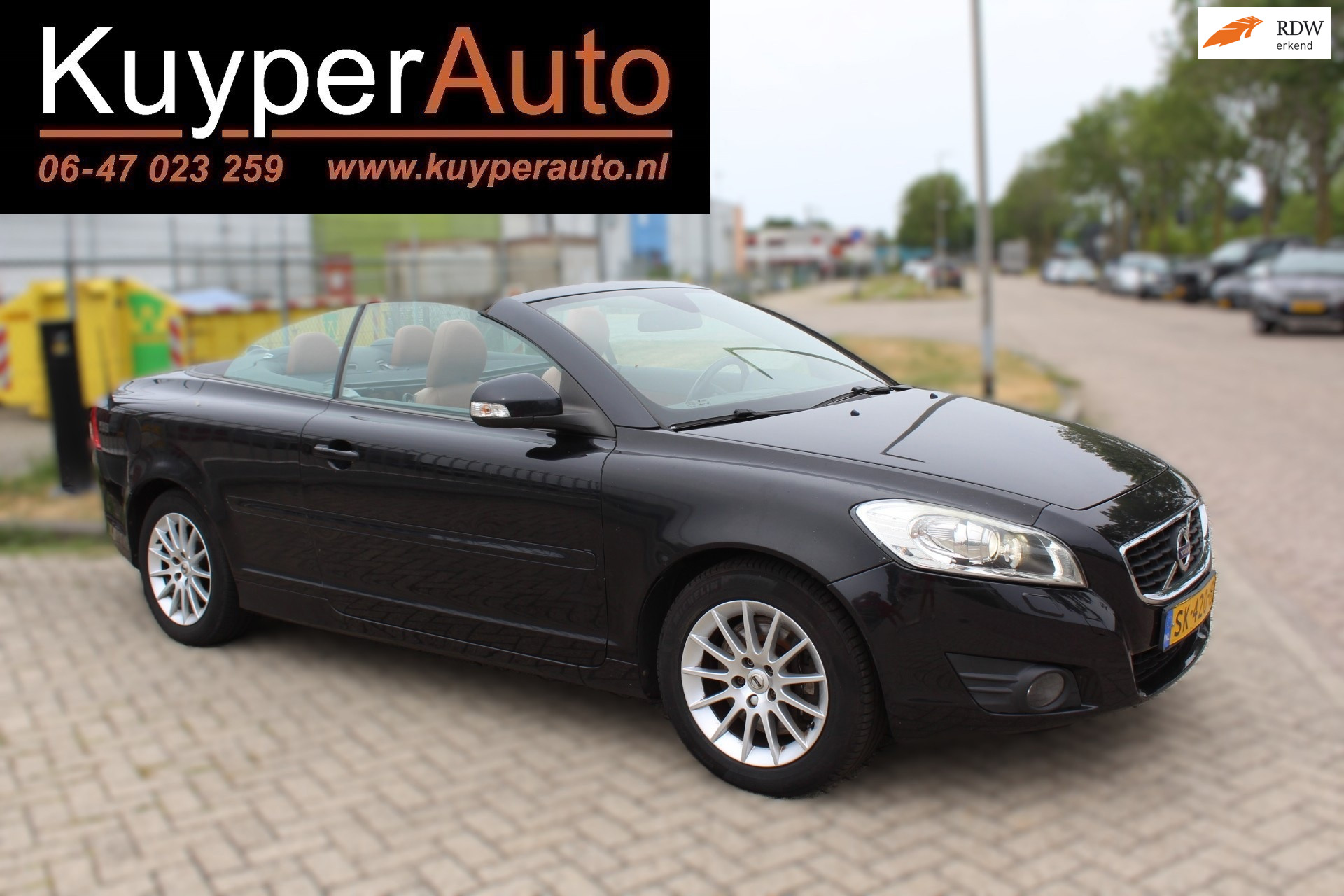 Volvo C70 2.0 D3 Summum  automaat vol leder windscherm 2012 - voorkant