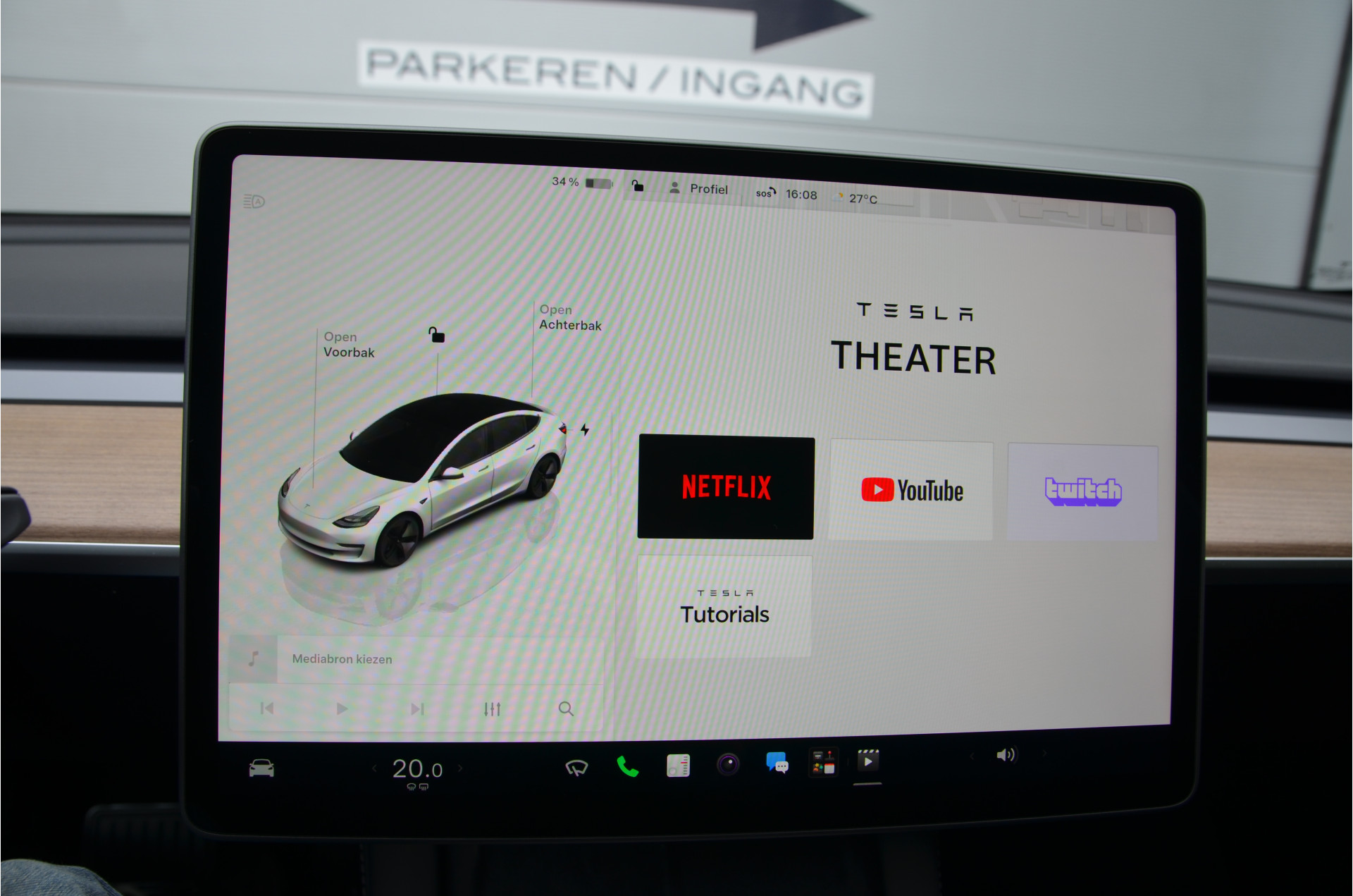 Foto van Tesla Model 3
