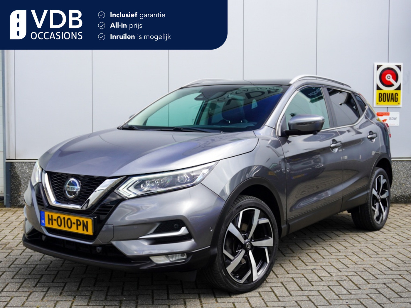 Nissan Nissan Qashqai 1.3 DIG-T Tekna Panoramadak | Keyless | 360°camera | Trekhaak | 2020 - voorkant