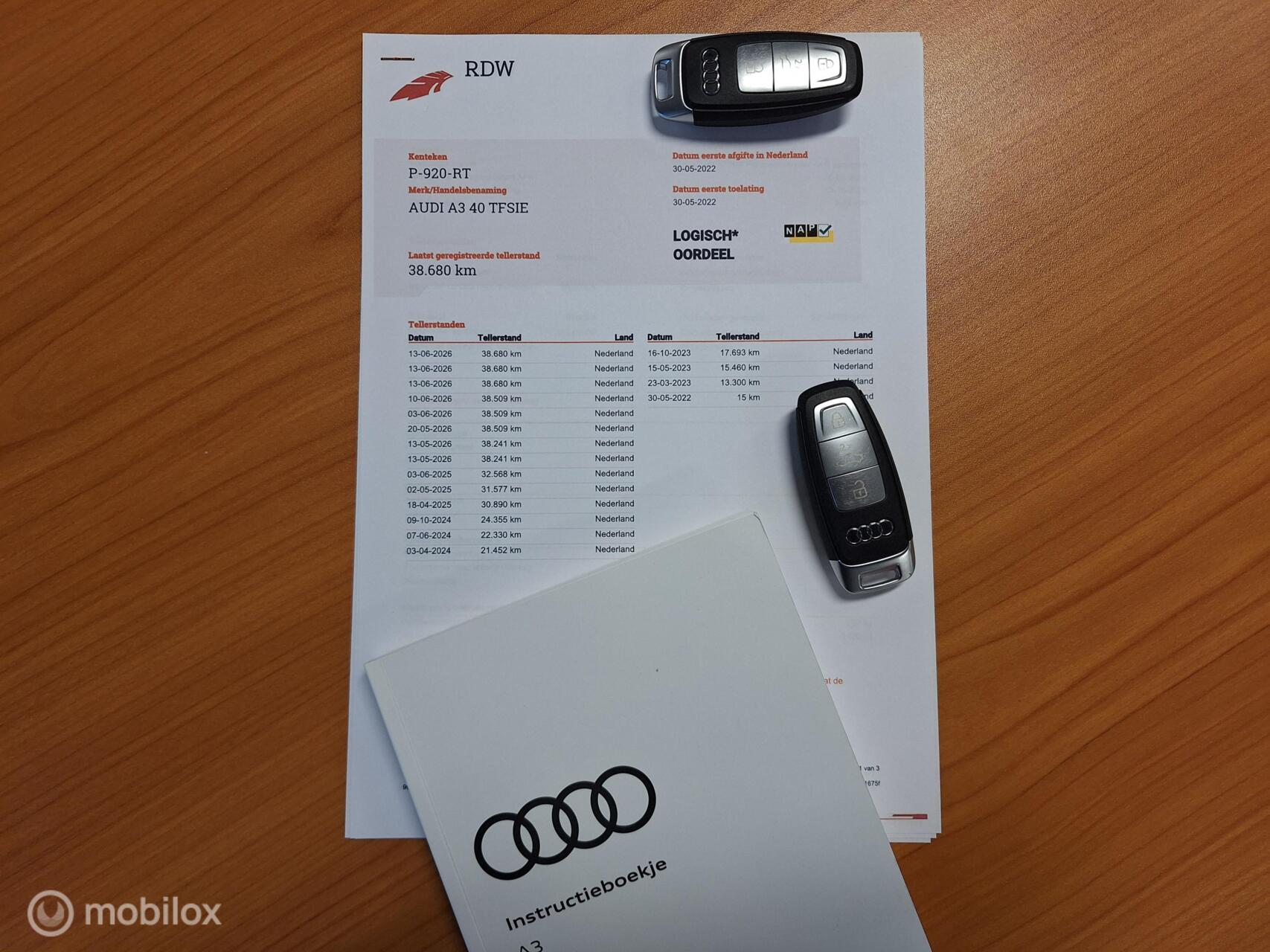 Foto van Audi A3 40 TFSIe