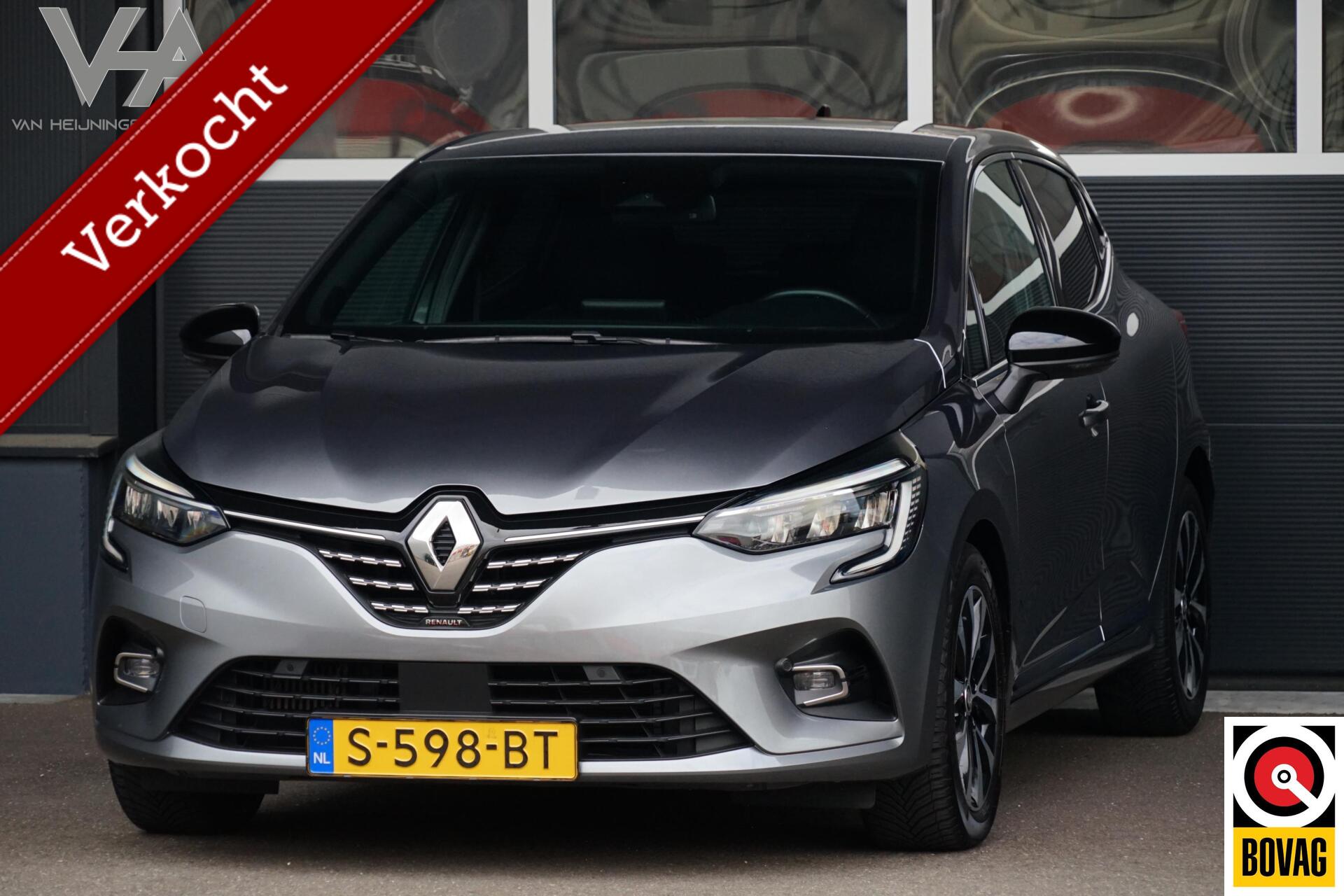 Renault Clio 1.0 TCe 90 Techno, NL, cam. LED, ACC, clima, dodehoek 2022 - voorkant
