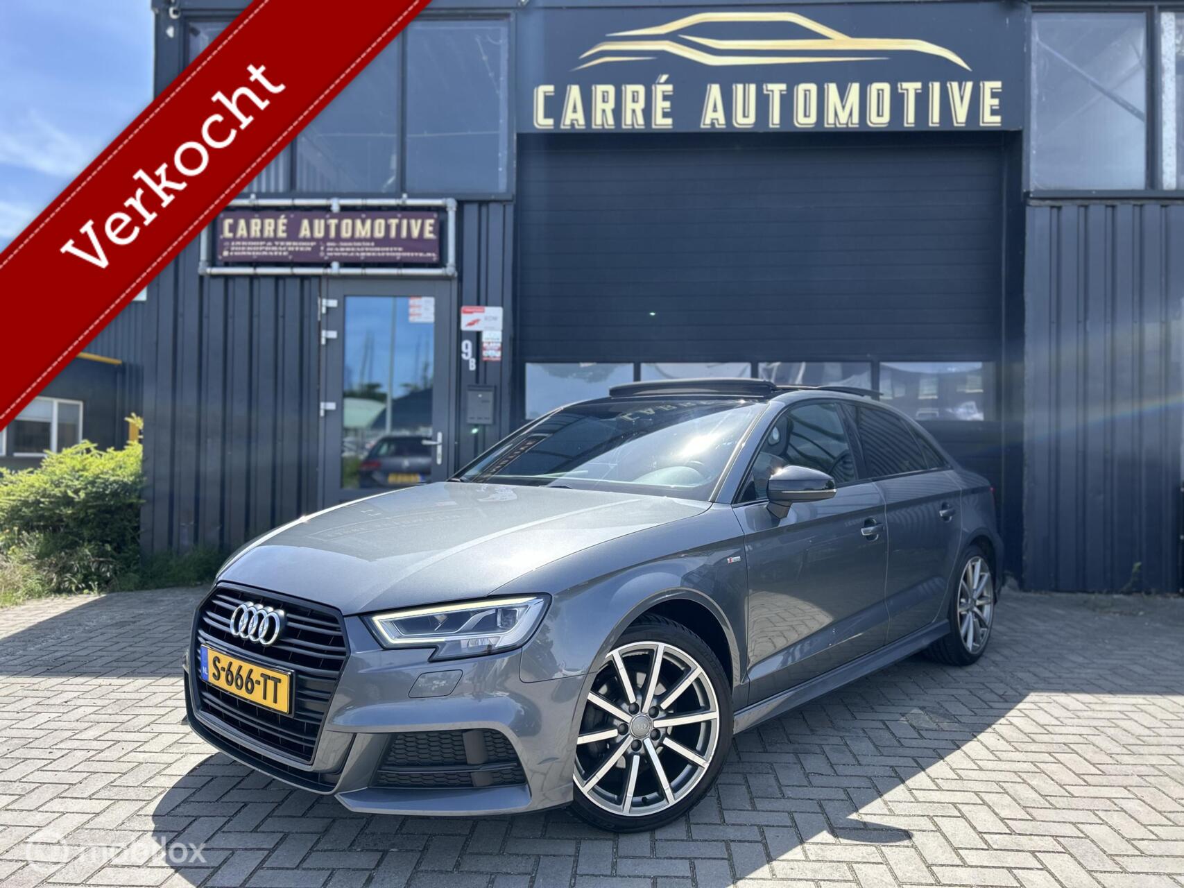 Audi A3 Limousine 1.5 TFSI CoD Sport S Line Edition | Panoramadak | S-Line | Cruise 2018 - voorkant