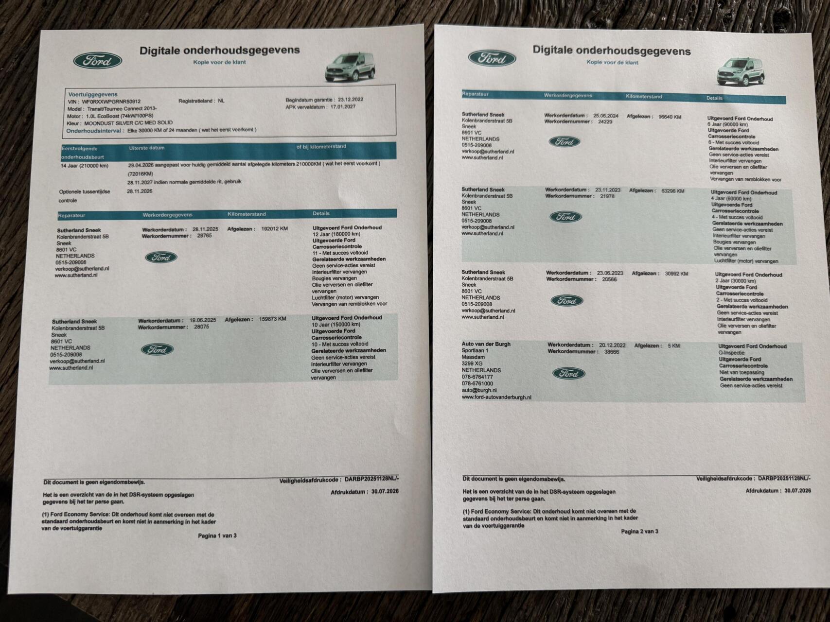 Foto van Ford Transit Connect