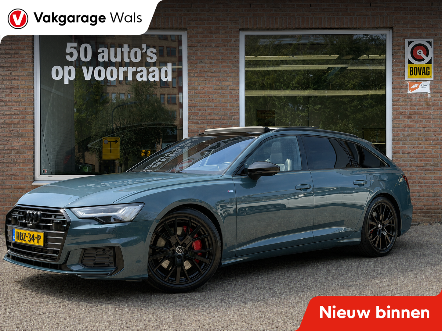Audi A6 Avant 55 TFSI E 55 TFSI e quattro Pro Line S Competition | Panorama | B&O | RS-stoelen | Matrix | Winterpakket | Trekhaak 2021 - voorkant