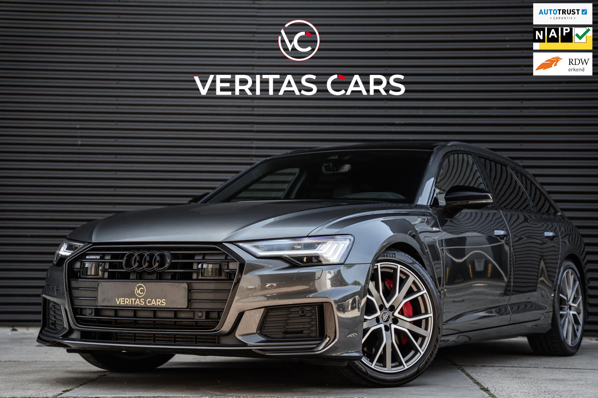 Audi A6 Avant 55 TFSI E 55 TFSI E Quattro S-Line 367PK|BTW|Pano|B&O|Head-up|CarPlay|Navi e.o. 2020 - voorkant