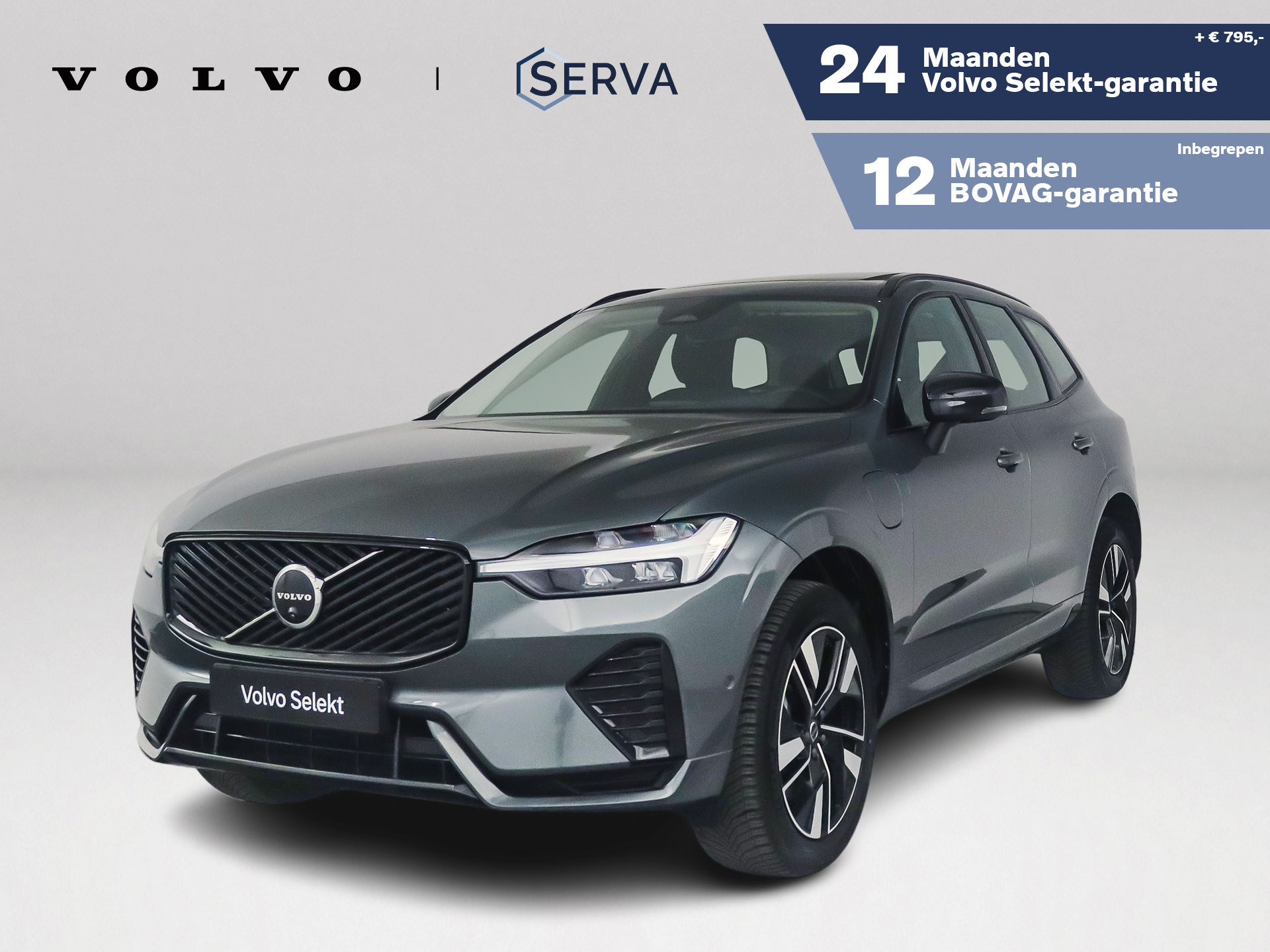 Volvo Xc60 T6 Plug-in hybrid AWD Plus Dark | Panoramadak | 360° camera | Head-up display | Harman Kardon |Stoel- en stuurverwarming | Trekhaak 2025 - voorkant