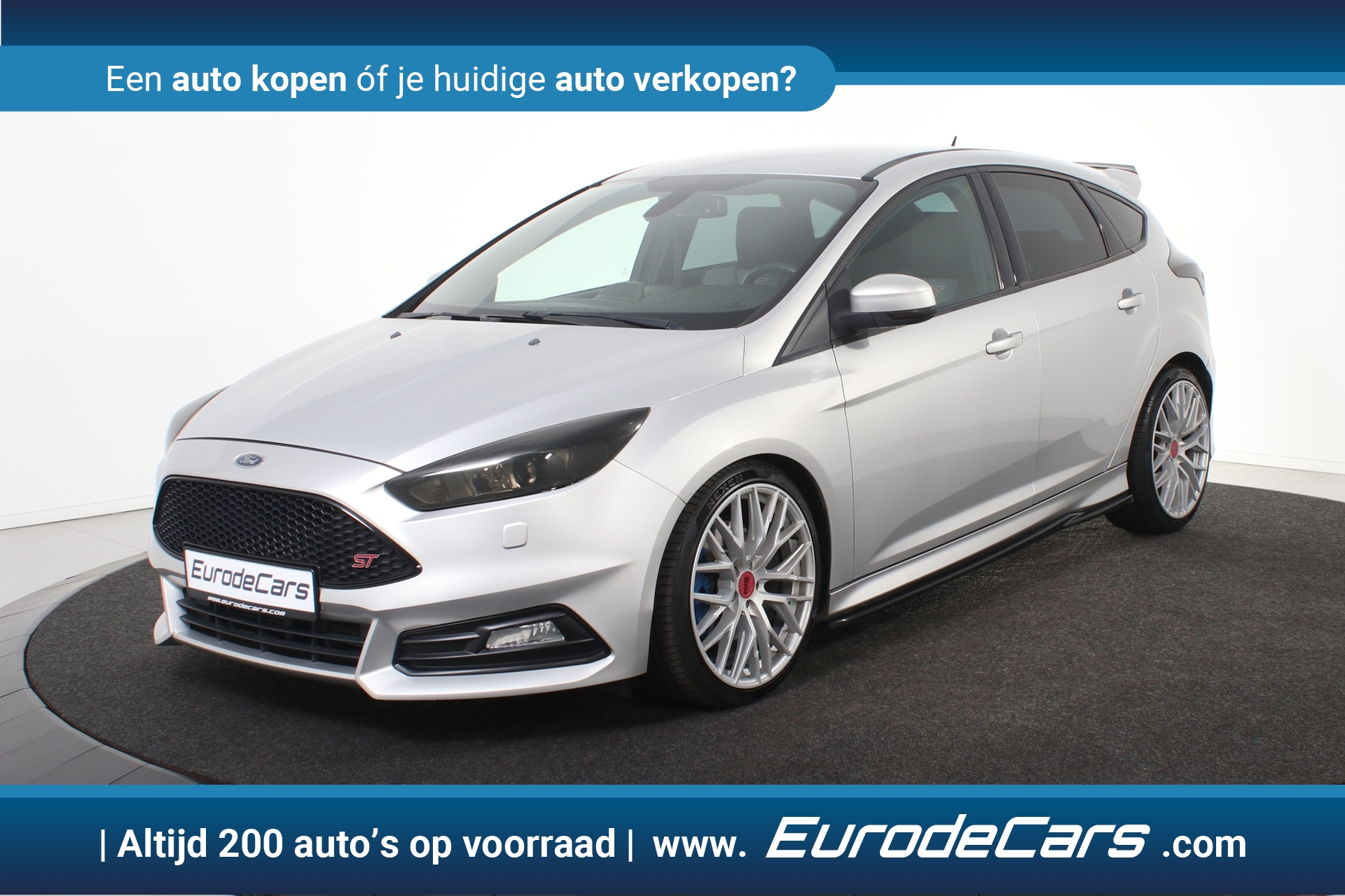 Ford Focus 2.0 EcoBoost ST-3 *Recaro*Navigatie*DAB*Preformance* 2015 - voorkant