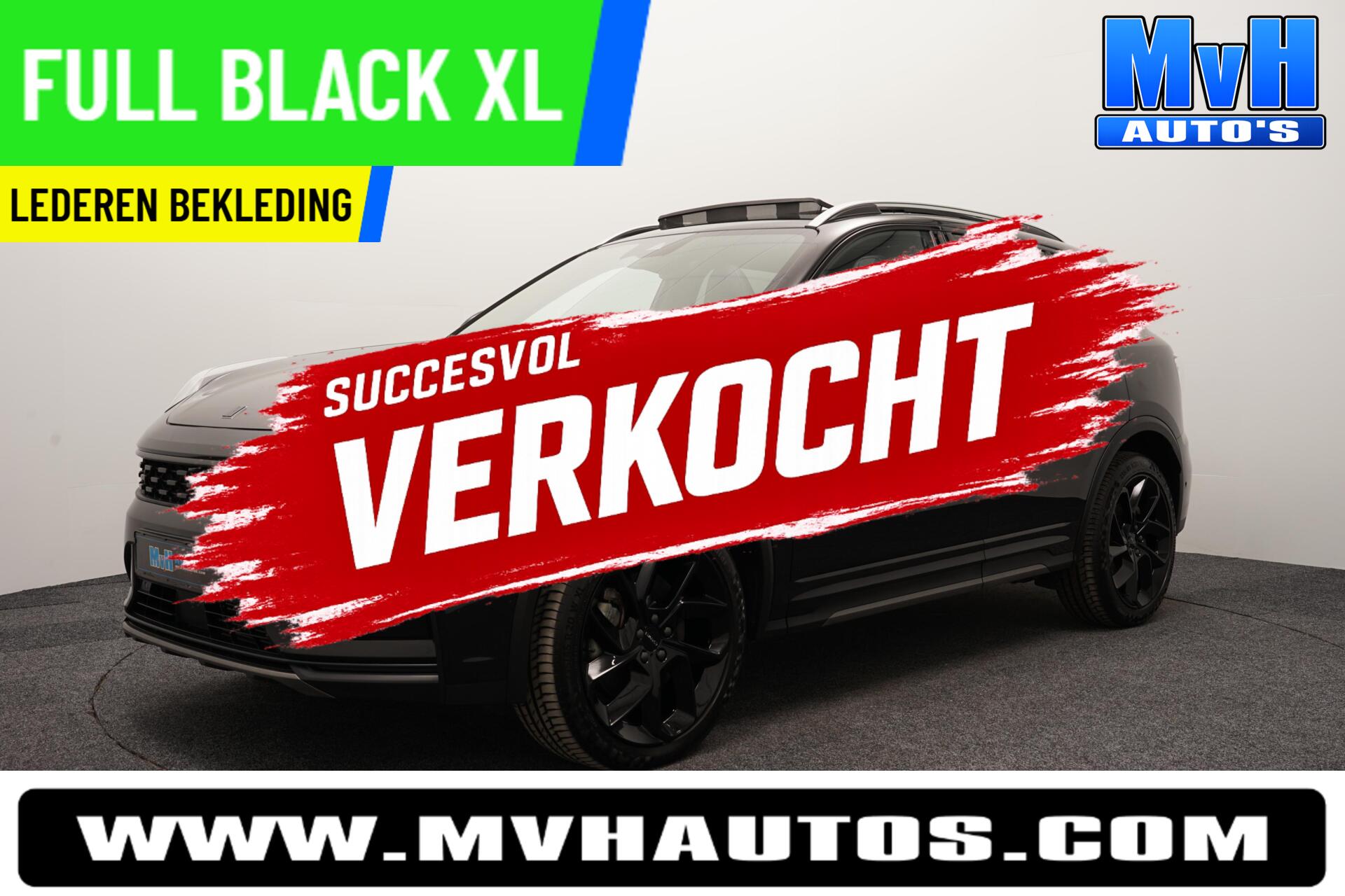 LYNK & Co 01 1.5 Hybride|FULL BLACK XL|LEER|ZWARTE.HEMEL 2023 - voorkant