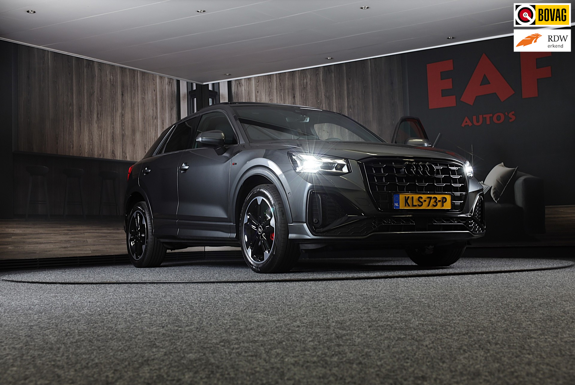 Audi Q2 35 TFSI S Line / 150 PK / AUT / Virtual Cockpit / Navi / ACC / Open Panoramadak / Ecc / Led / Pdc / Trekhaak / 18 Inch 2025 - voorkant
