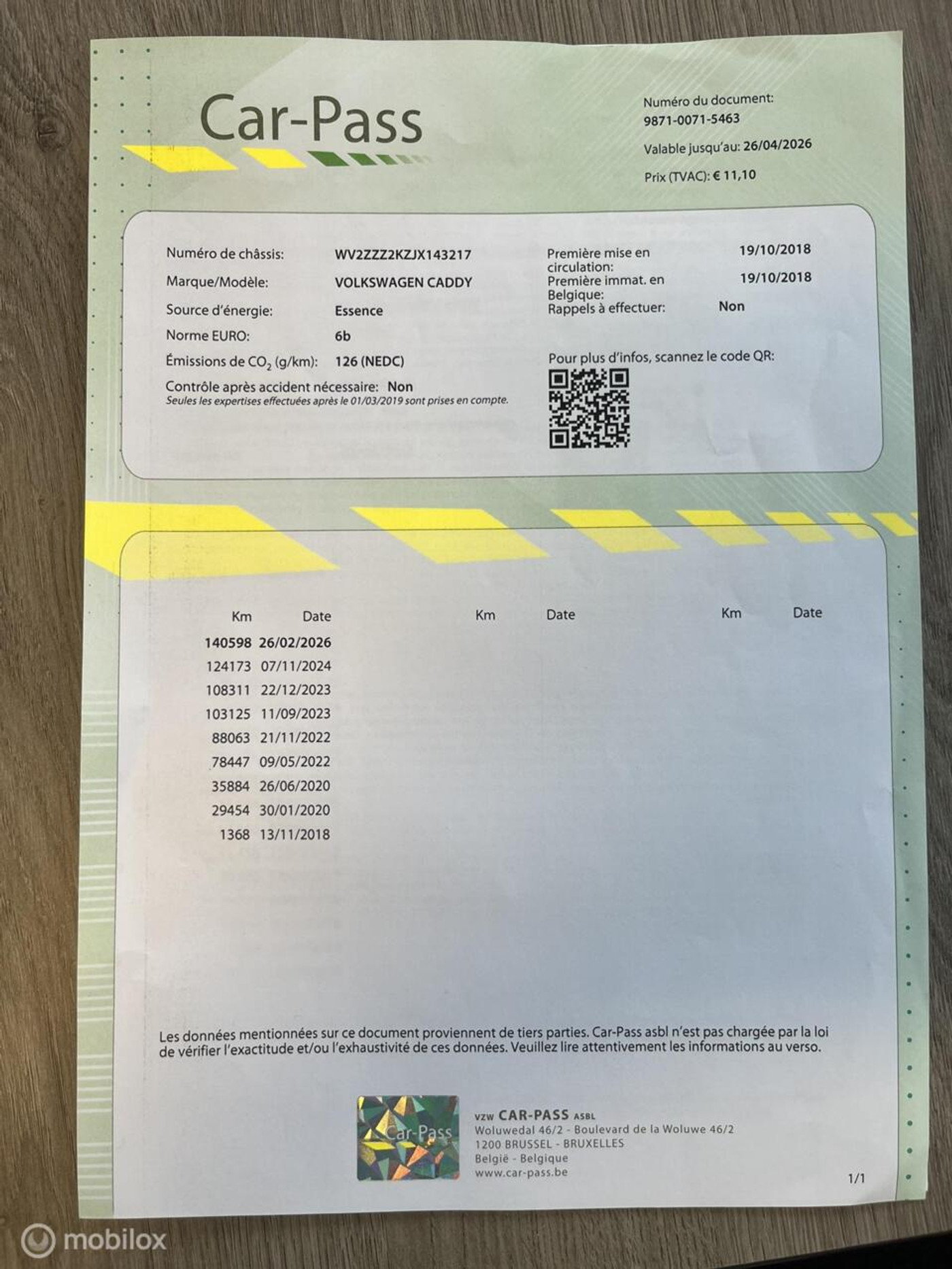Foto van Volkswagen Caddy