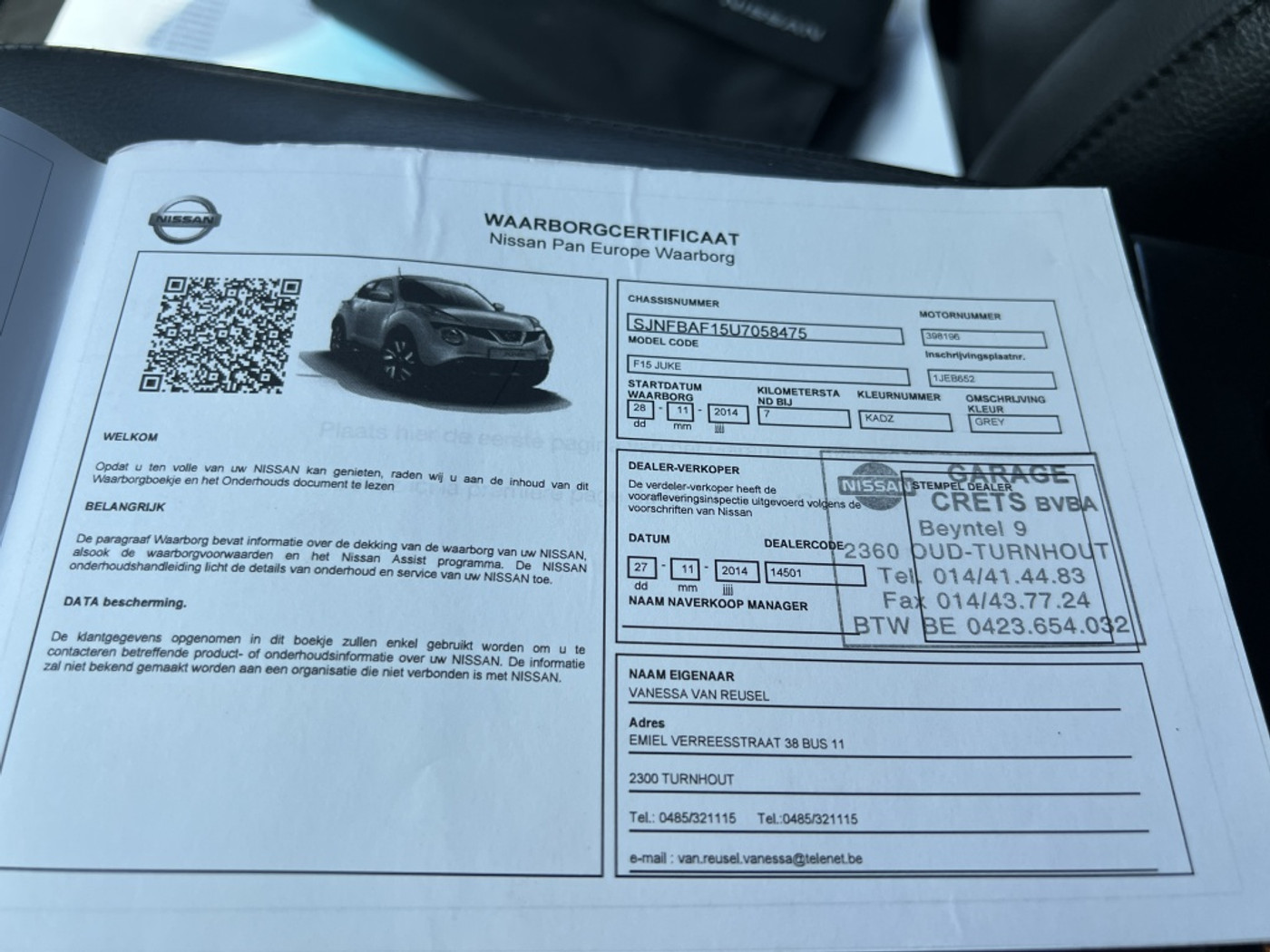 Foto van Nissan Nissan Juke