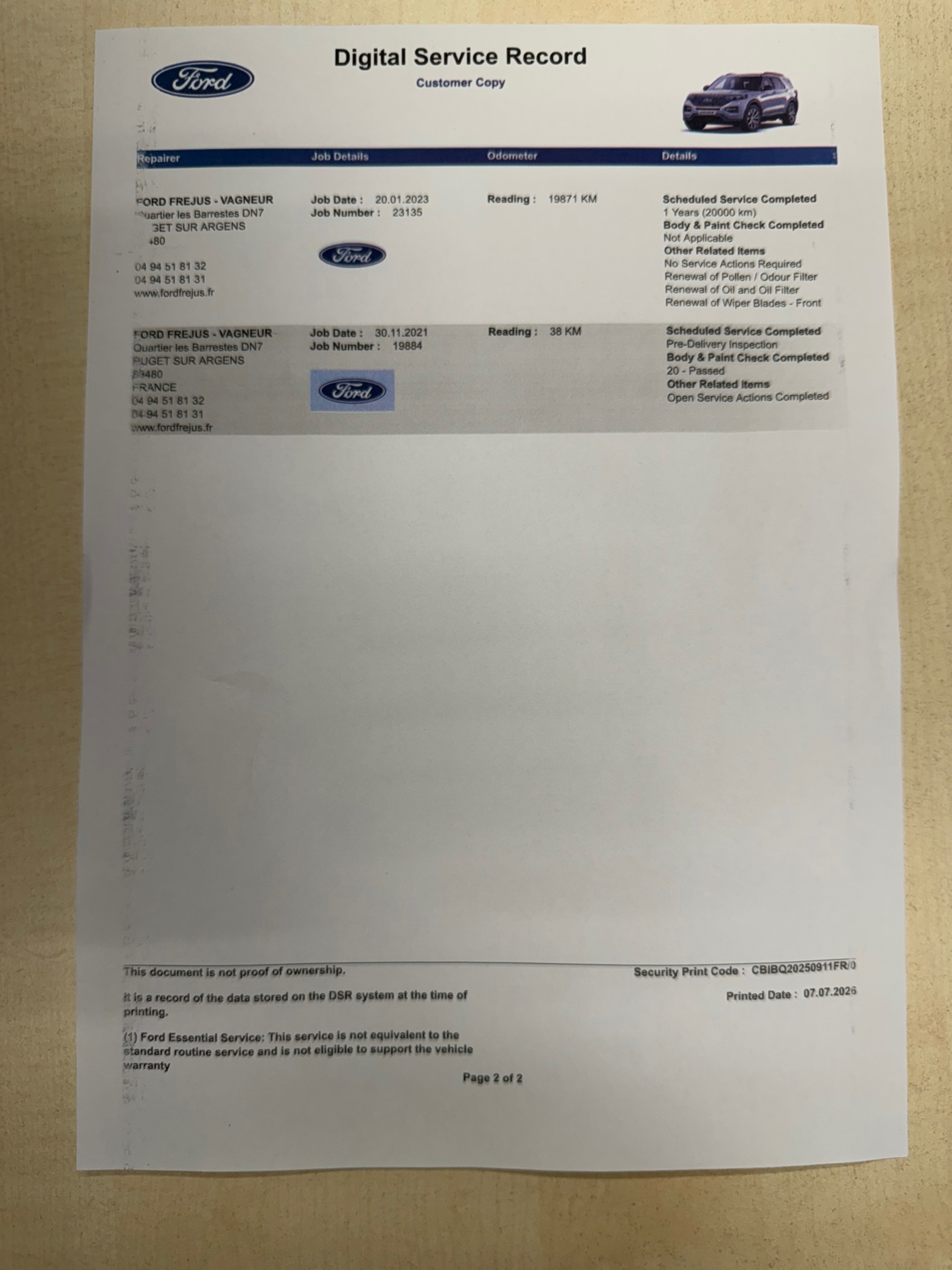 Foto van Ford Explorer
