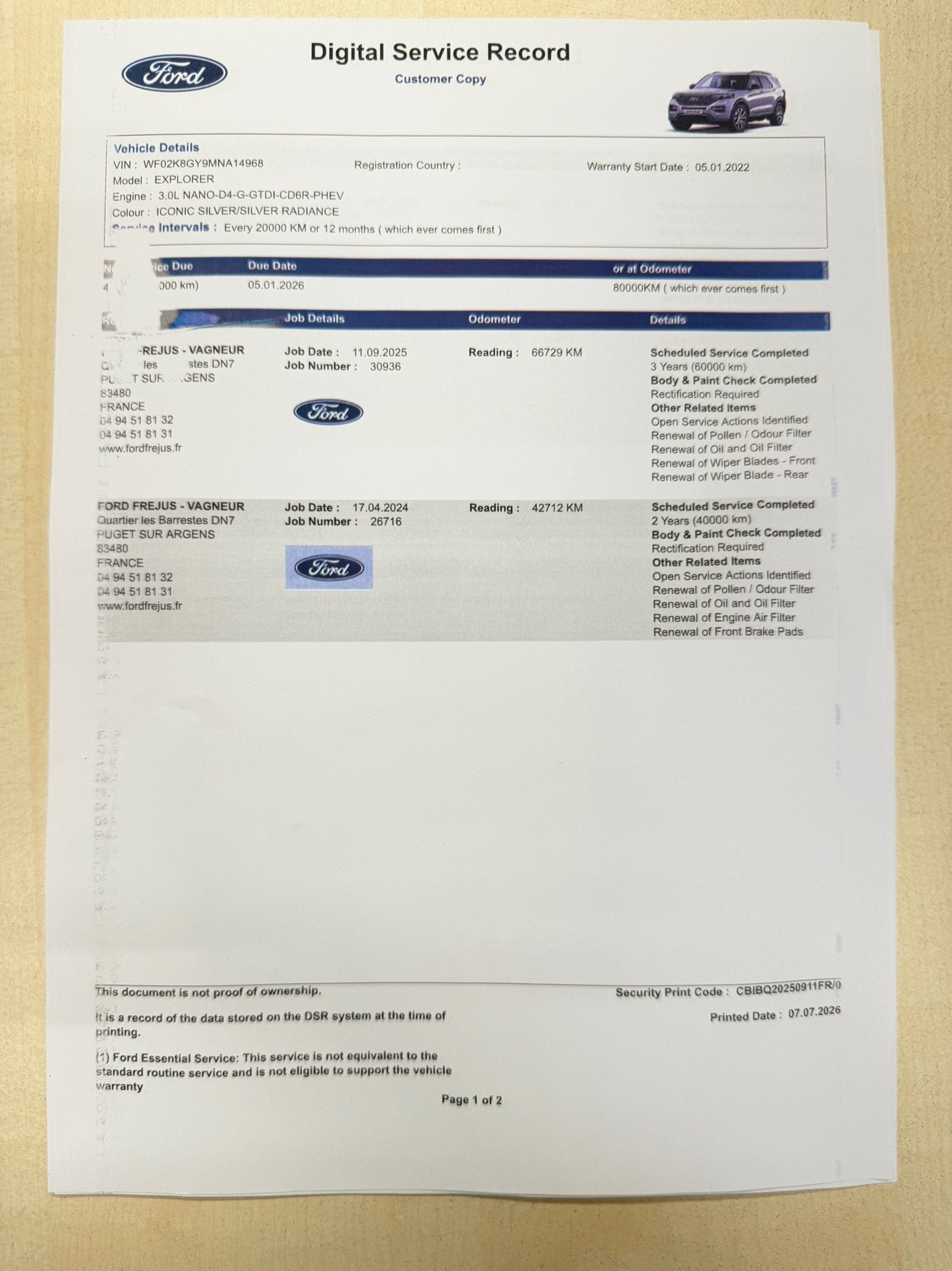 Foto van Ford Explorer
