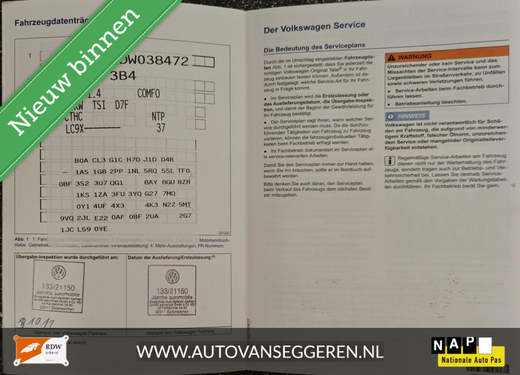 Foto van Volkswagen Touran