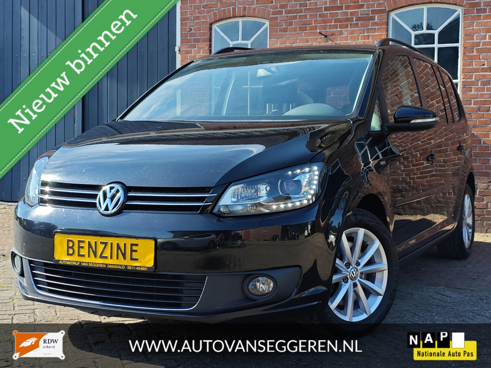 Volkswagen Touran 1.4 TSI - Automaat / Trekhaak / 7 zit. 2012 - voorkant
