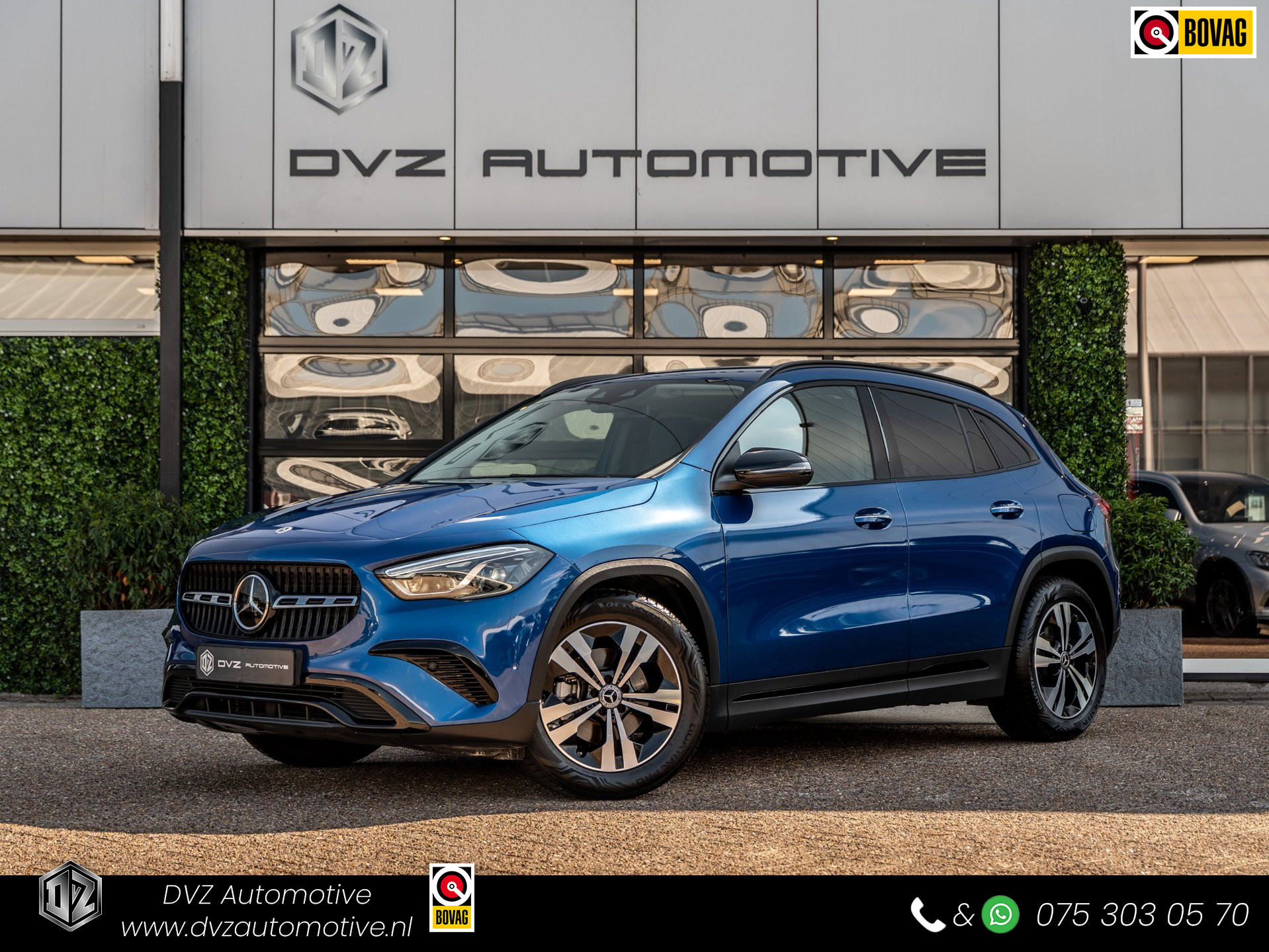Mercedes-Benz Gla-klasse 200 163PK Progressive | Night | Distonic | Widescreen | Camera | BTW 2024 - voorkant