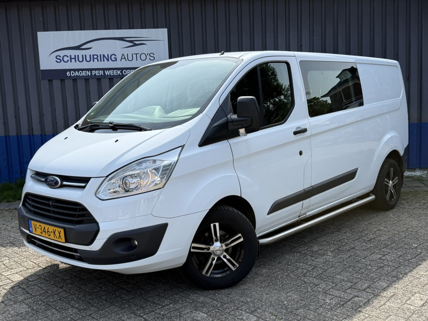 Ford Transit Custom 290 2.0 TDCI L2H1 Dubbele Cabine. Navi 2018 - voorkant