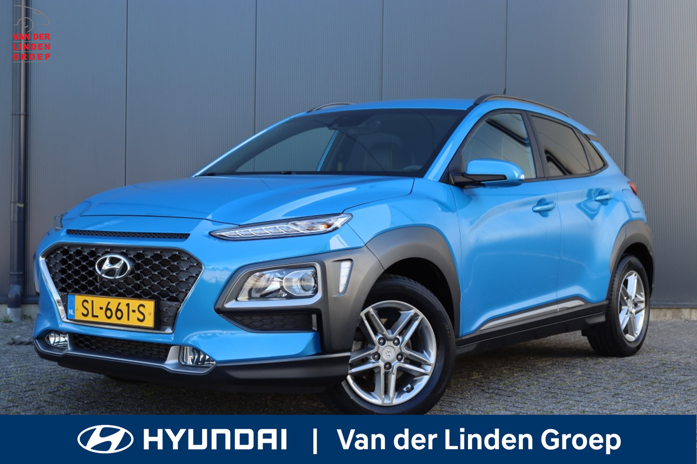 Hyundai Kona 1.0T120pk|Comfort|CarPlay|Climate|Design-Pack|Rijklaarprijs| 2018 - voorkant