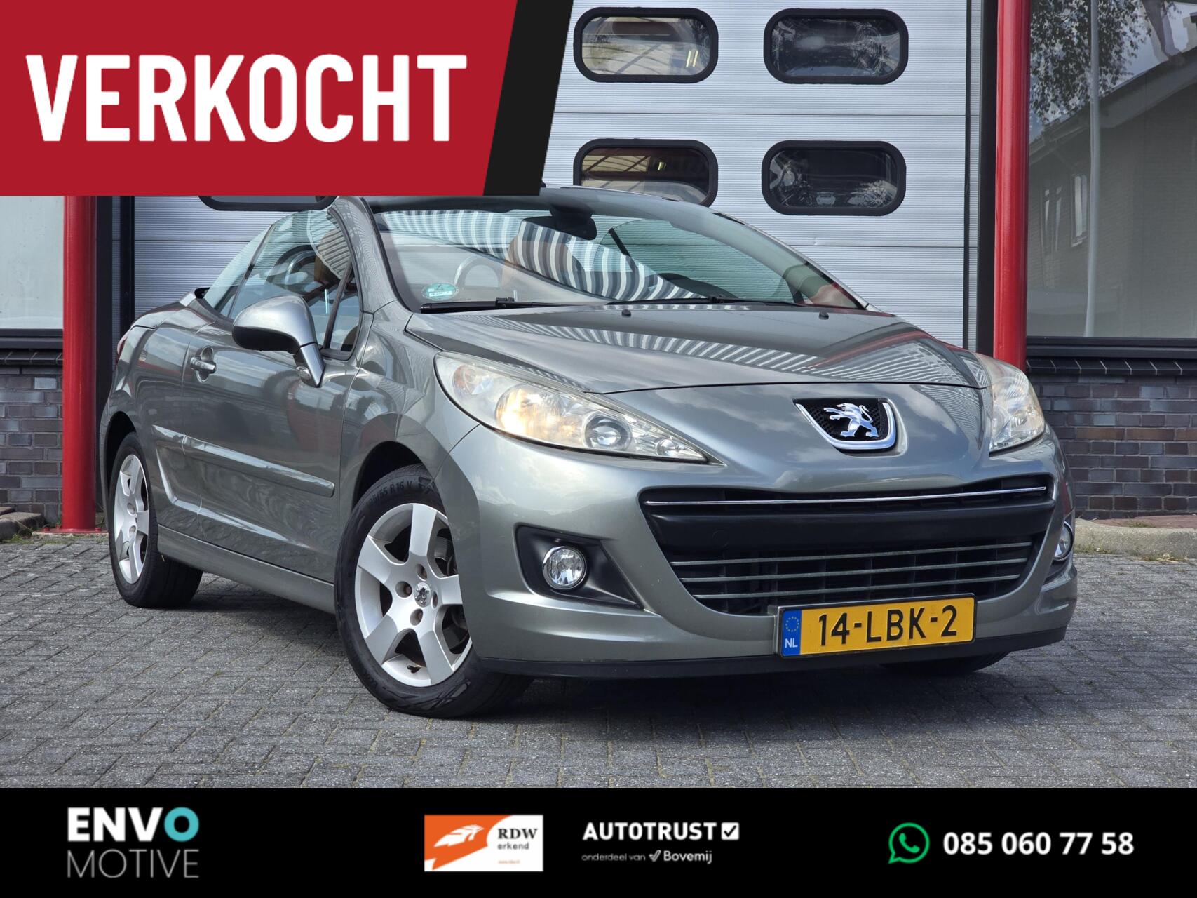 Peugeot 207 1.6 VTi Roland Garros Automaat Leer/Carplay 2010 - voorkant