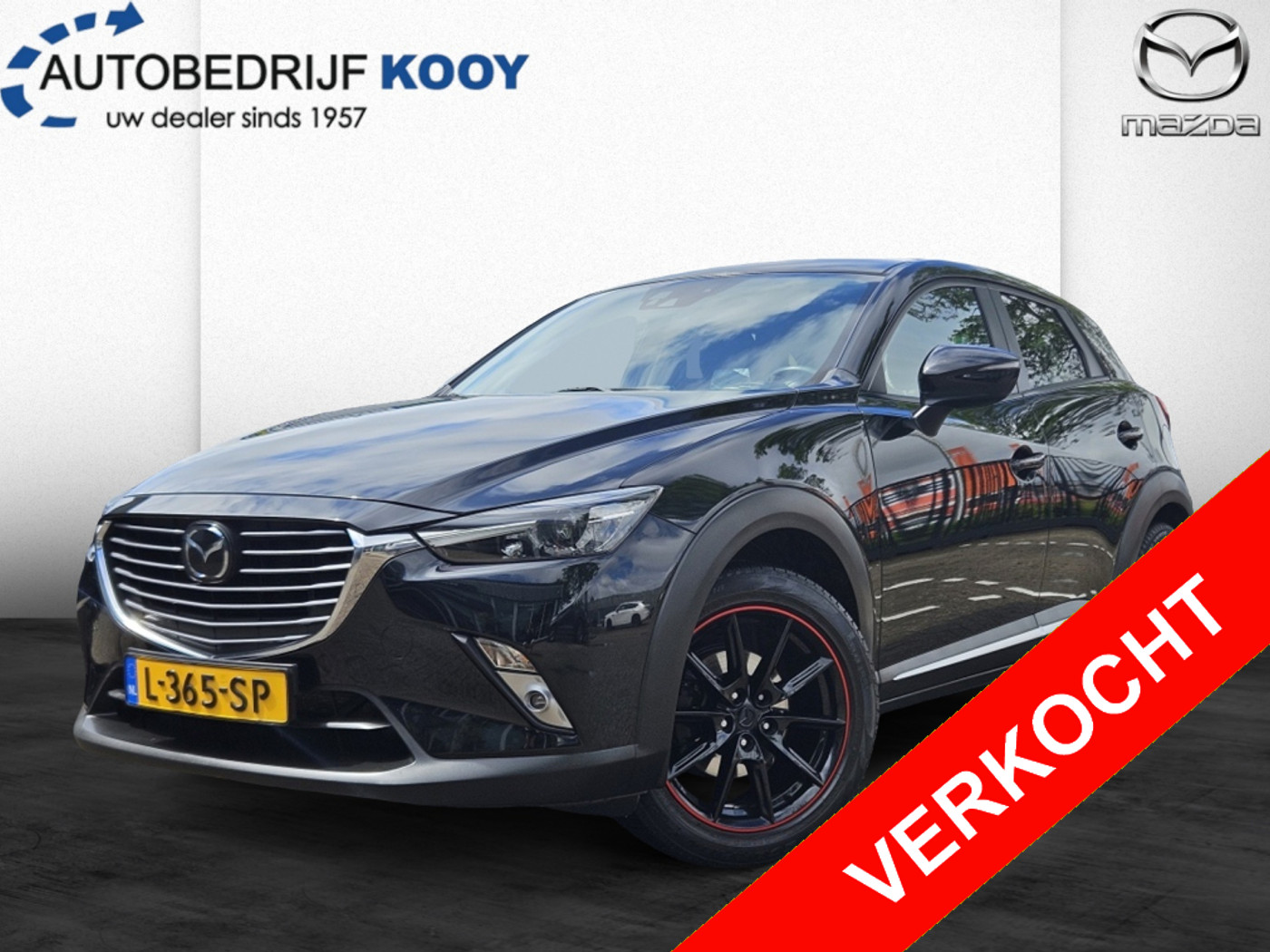 Mazda Mazda Cx-3 2.0 SkyActiv-G 150pk GT-M 4WD / Leder / Camera / Bose 2016 - voorkant