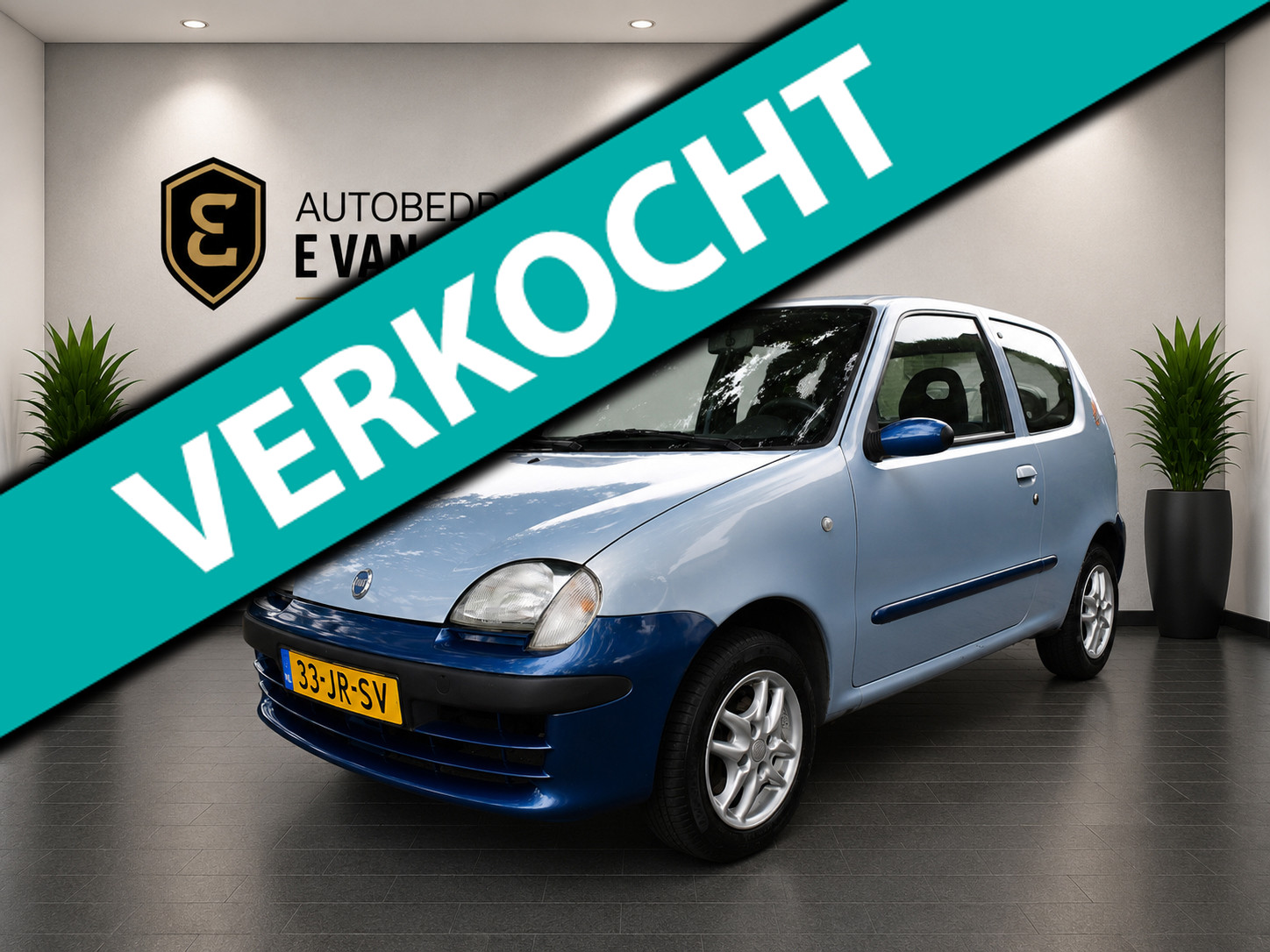 Fiat Fiat Seicento 1.1 Team Trekhaak/LMV 2002 - voorkant