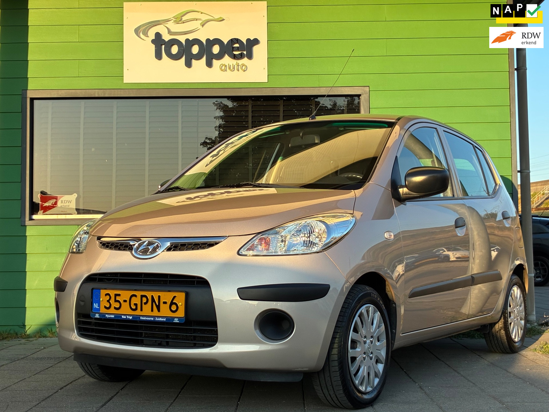 Hyundai I 10 1.1 Active|1e Eigenaar|Automaat|Elektr.ramen|Nieuwe APK|NAP| 2008 - voorkant