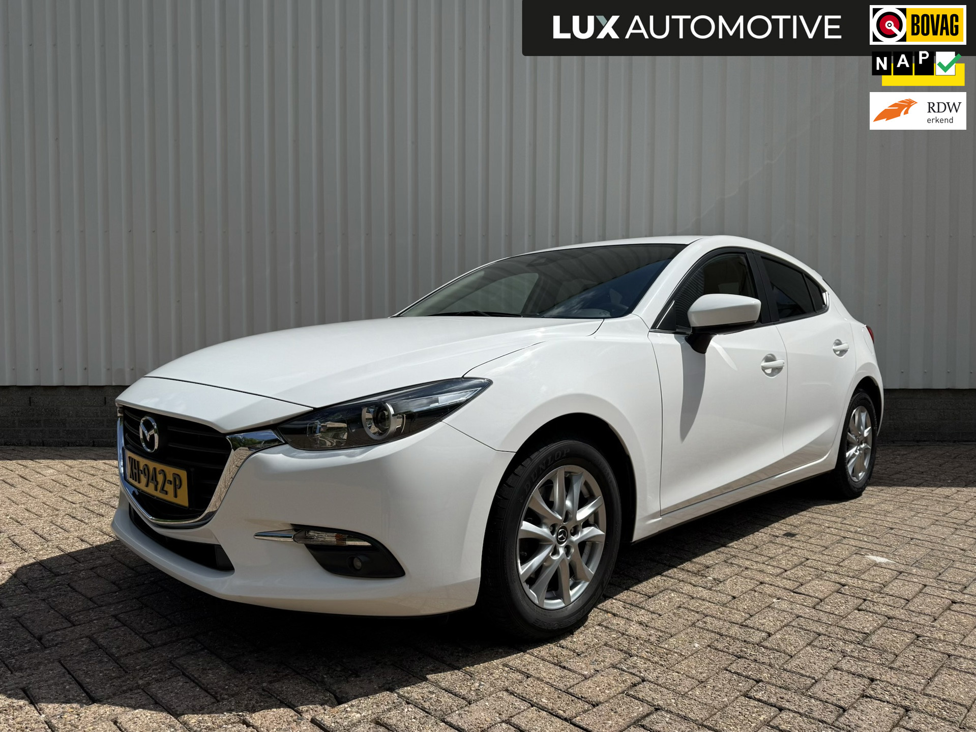 Mazda Mazda3 2.0 SkyActiv-G 120 SkyLease, Navi, PDC, Keyless, Climate, NAP 2019 - voorkant