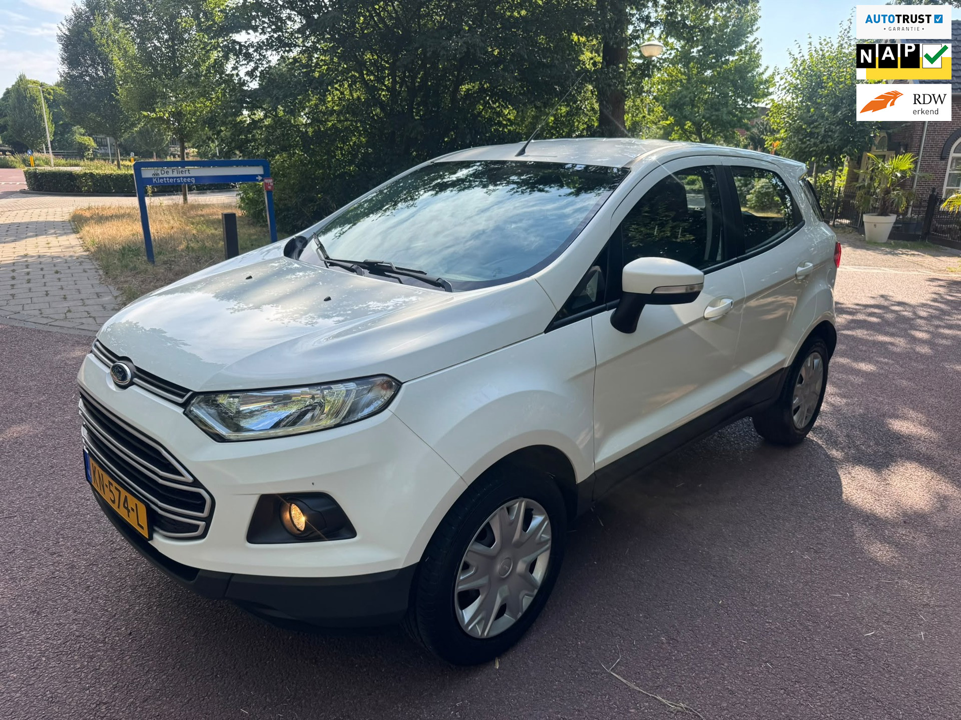 Ford Ecosport 1.0 EcoBoost Trend / Airco / NAP / cruisecontrol / Aux / Apk 2016 - voorkant