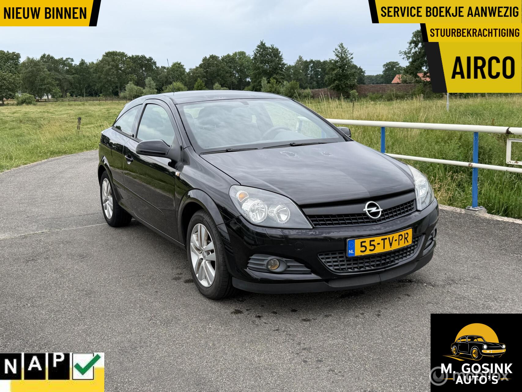 Opel Astra GTC 1.8 Sport Airco trekhaak cruis apk 2027 2007 - voorkant