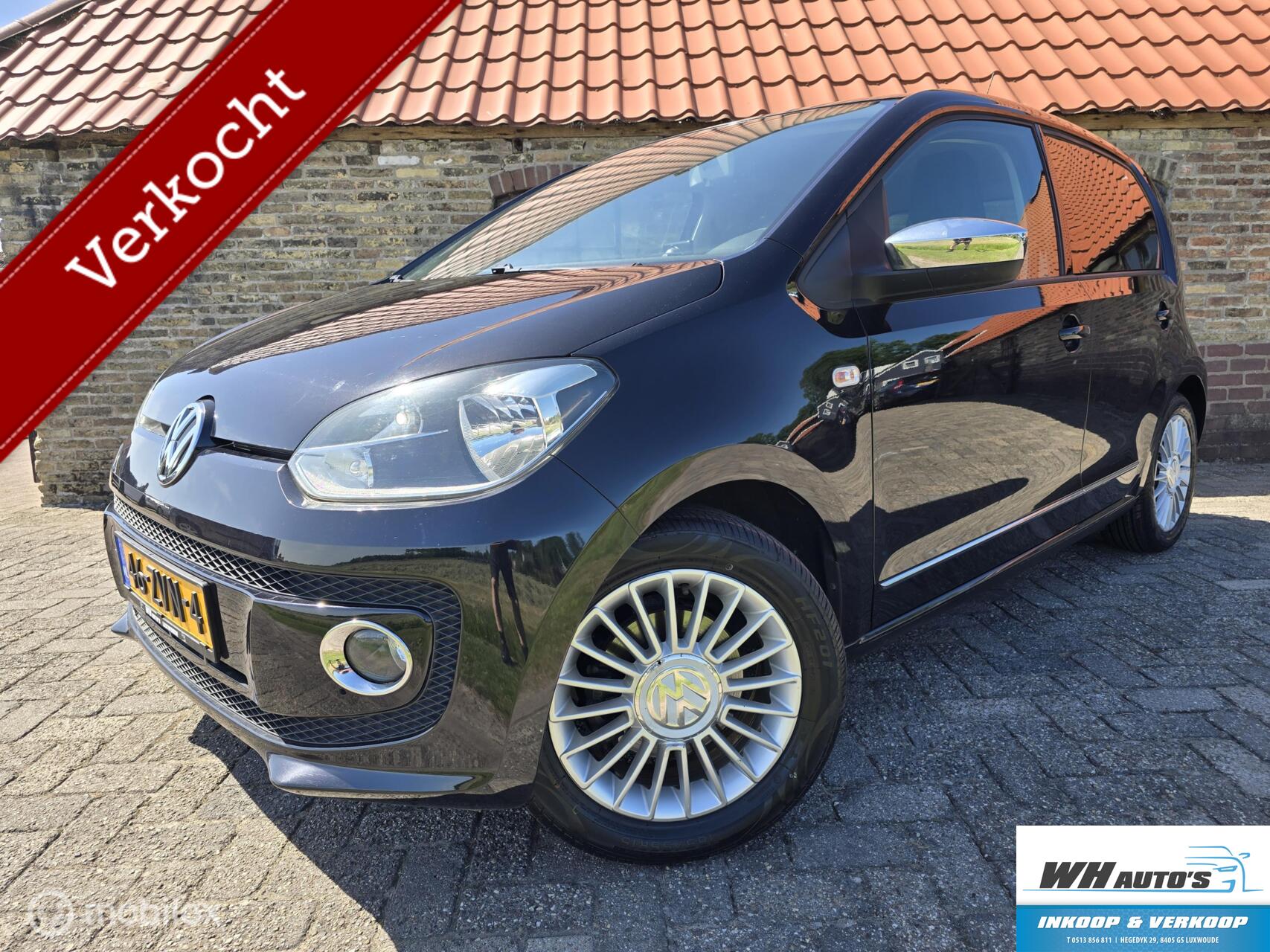 Volkswagen Up 1.0 high up! NAVI | Cruise | Airco 2013 - voorkant