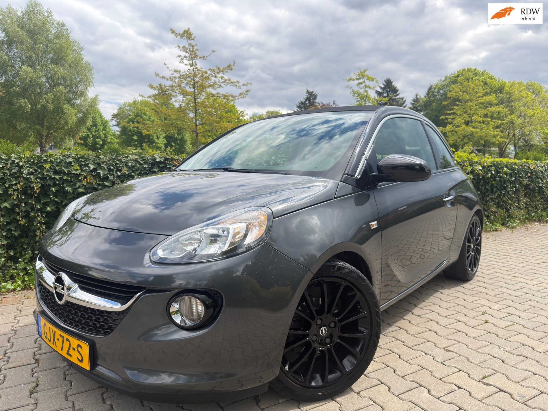 Opel Adam 1.2 Edtion , Vouwdak , City , Half-Leder , Navi-Multimedia , Isofix , Pdc  , 17" Lm Velgen. 2019 - voorkant
