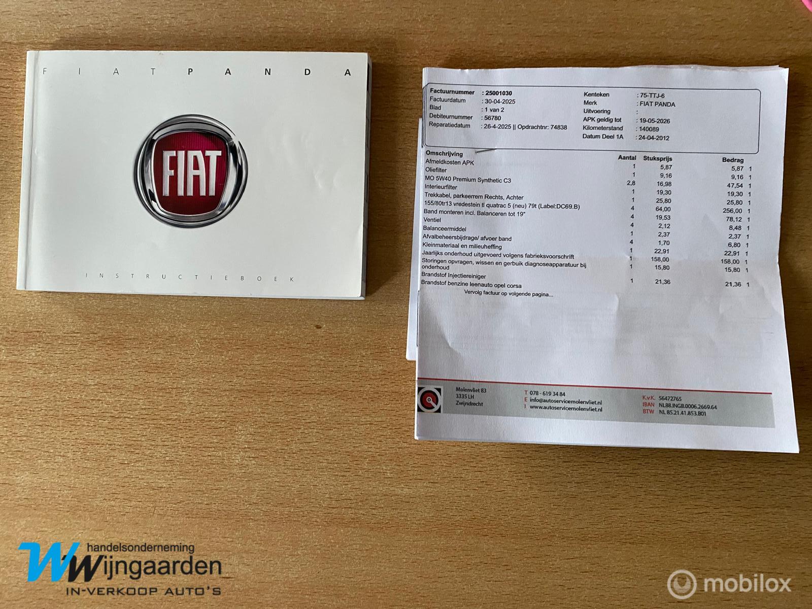 Foto van Fiat Fiat Panda