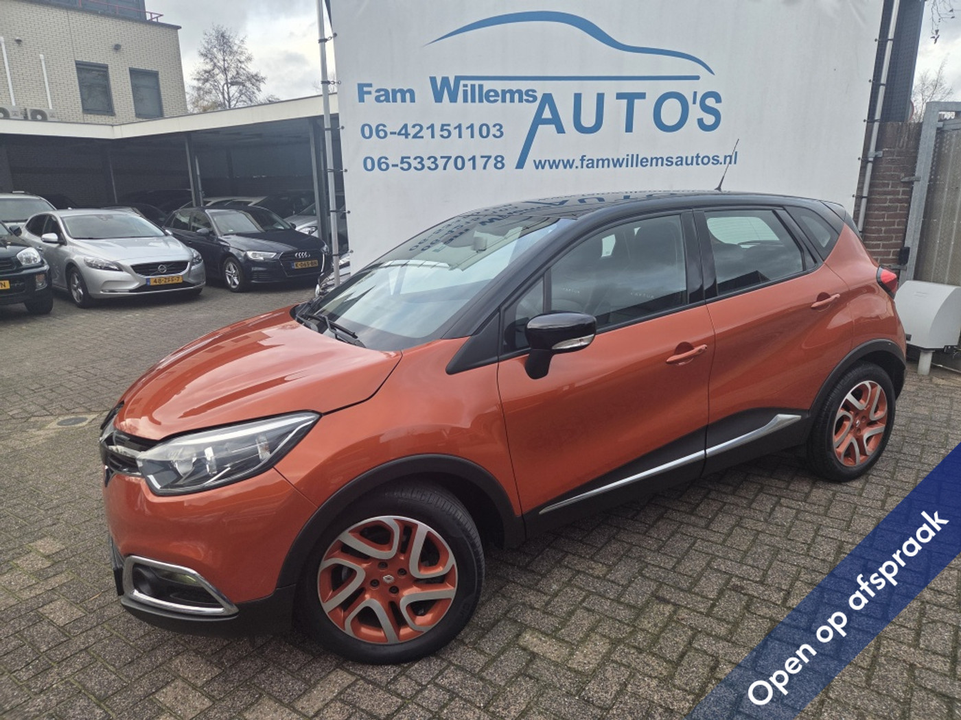 Renault Captur 1.2 TCe Dynamique Leer Navi Automaat NL 2015 - voorkant