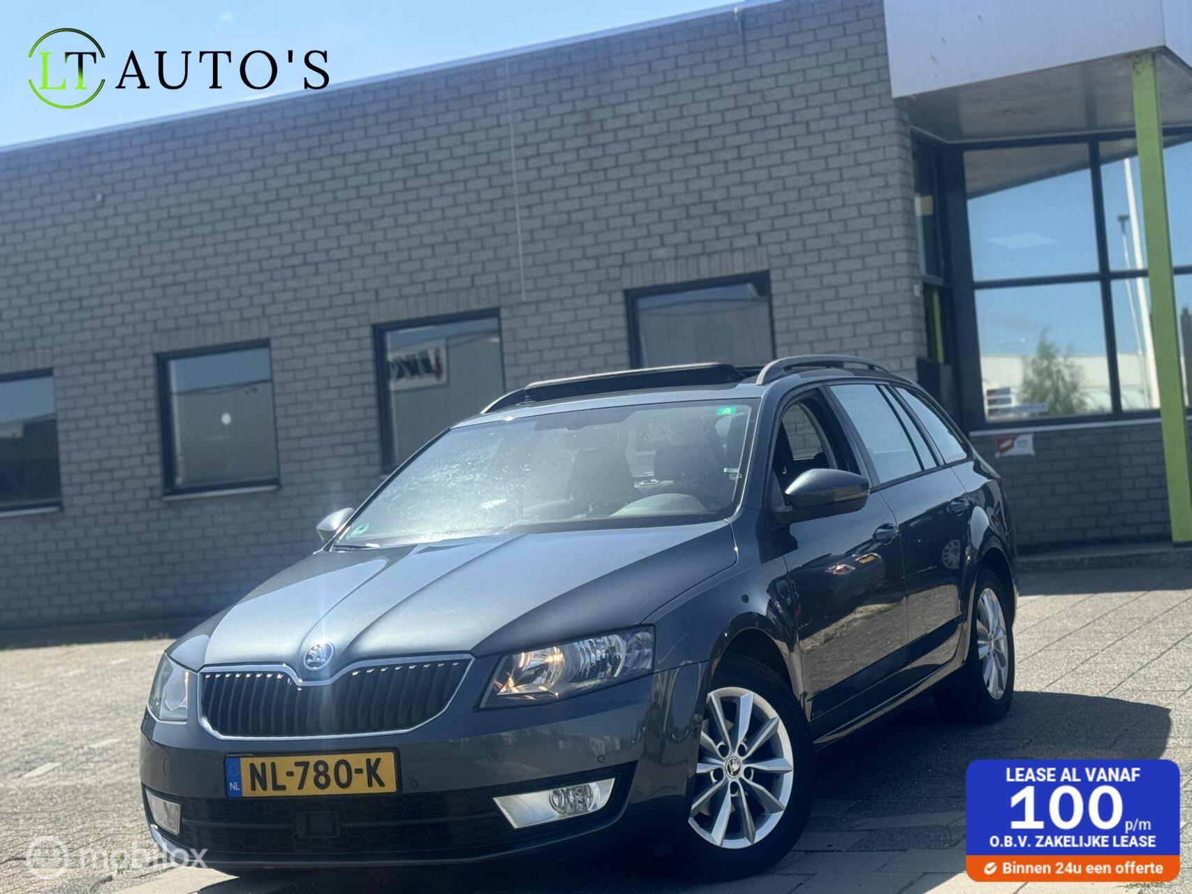 Skoda Octavia 1.6 TDI Greentech Ambition Business|Pano 2017 - voorkant