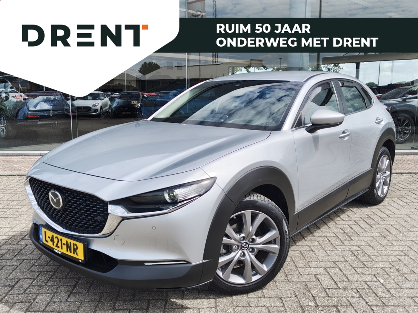 Mazda Mazda Cx-30 2.0 eSA-X Comfort | Trekhaak Afn. | Sensoren | Navi | Stoelverwa 2021 - voorkant