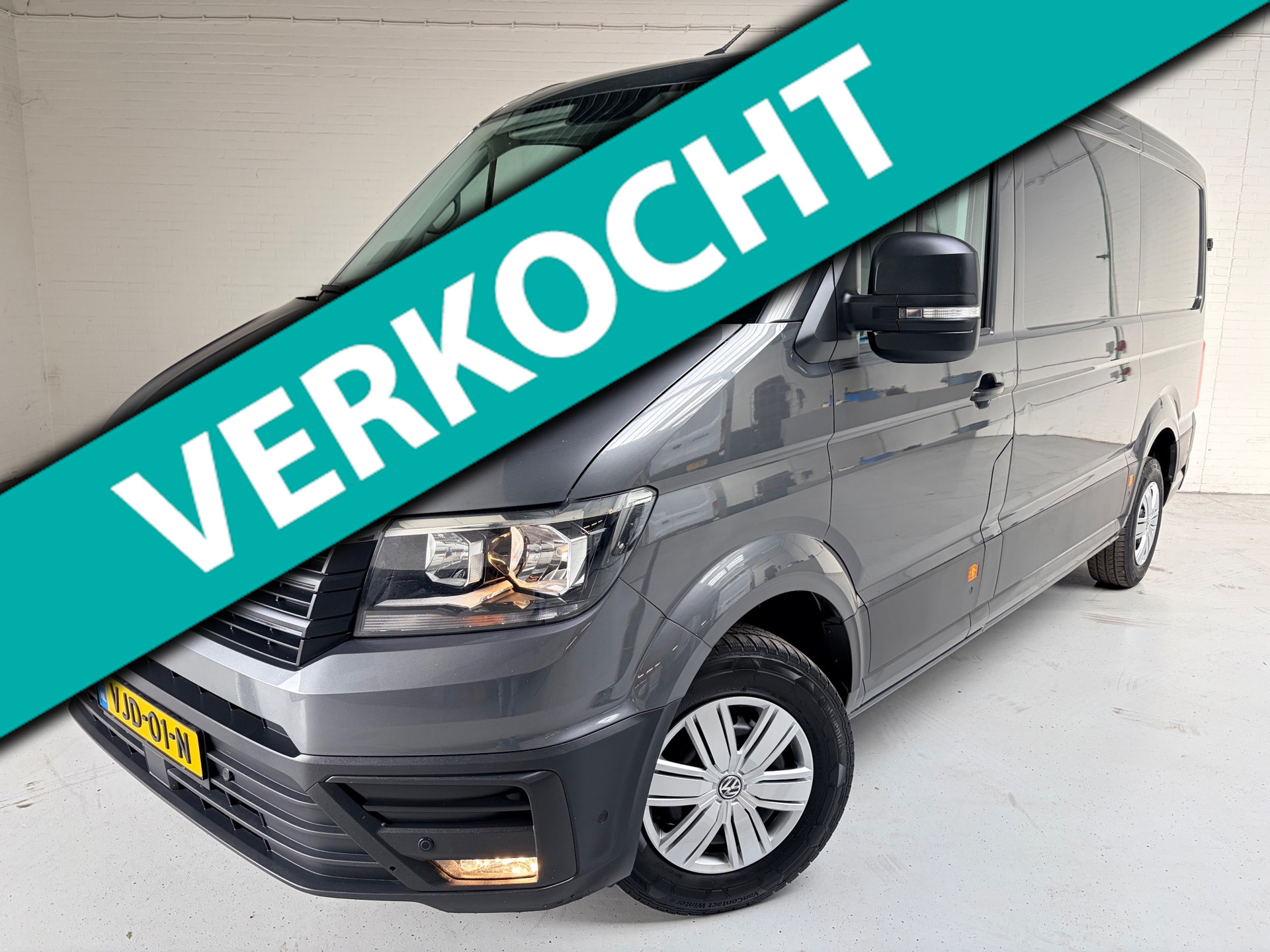 Volkswagen Crafter Automaat DSG 35 2.0 TDI 177pk euro6 L3H2 oude L2H1 Highline, Trekhaak 3000kg, RIJKLAARPRIJS Nederlandse Bus! 2021 - voorkant