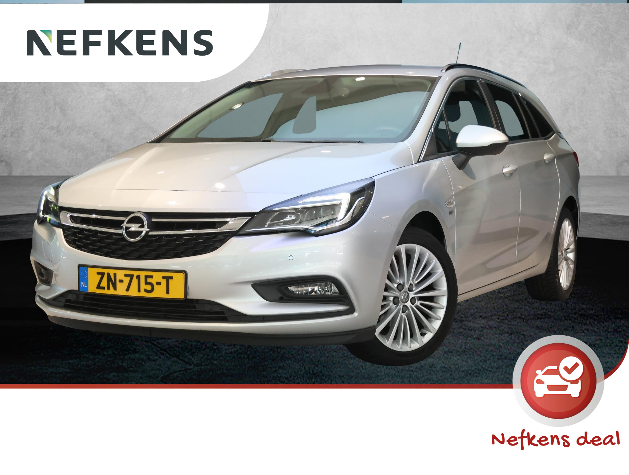 Opel Astra Sports Tourer 1.4 150 pk Turbo 120 Jaar Edition 2019 - voorkant