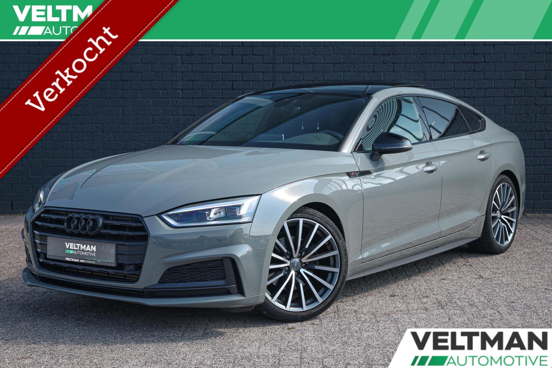 Audi A5 Sportback 40 TFSI S-Line PANORAMADAK CRUISE AIRCO 19INCH 2020 - voorkant