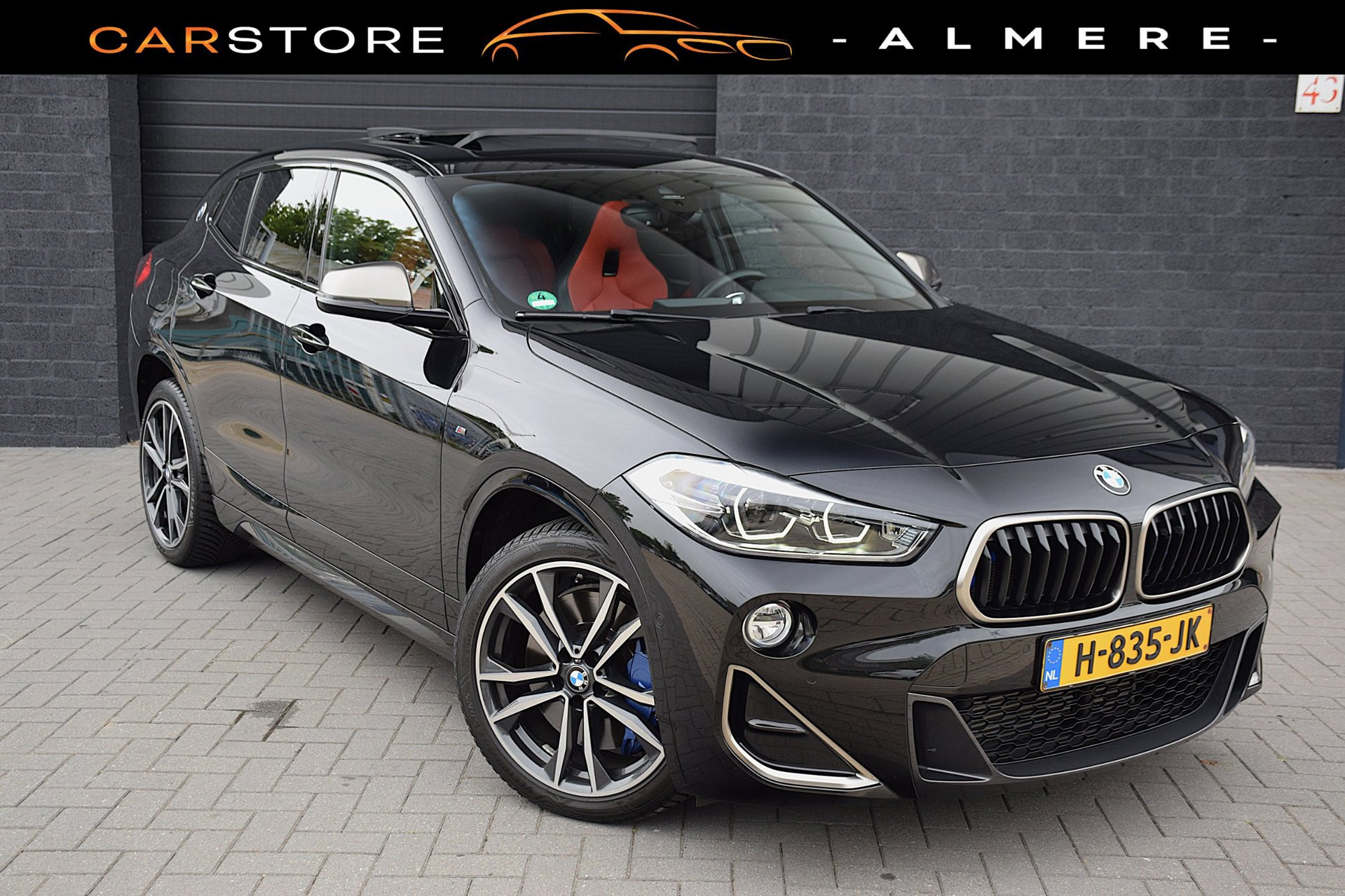 BMW X2 M35i M35i High Executive|PANO|37.000KM|KUIPSTOELEN|CARPLAY 2019 - voorkant