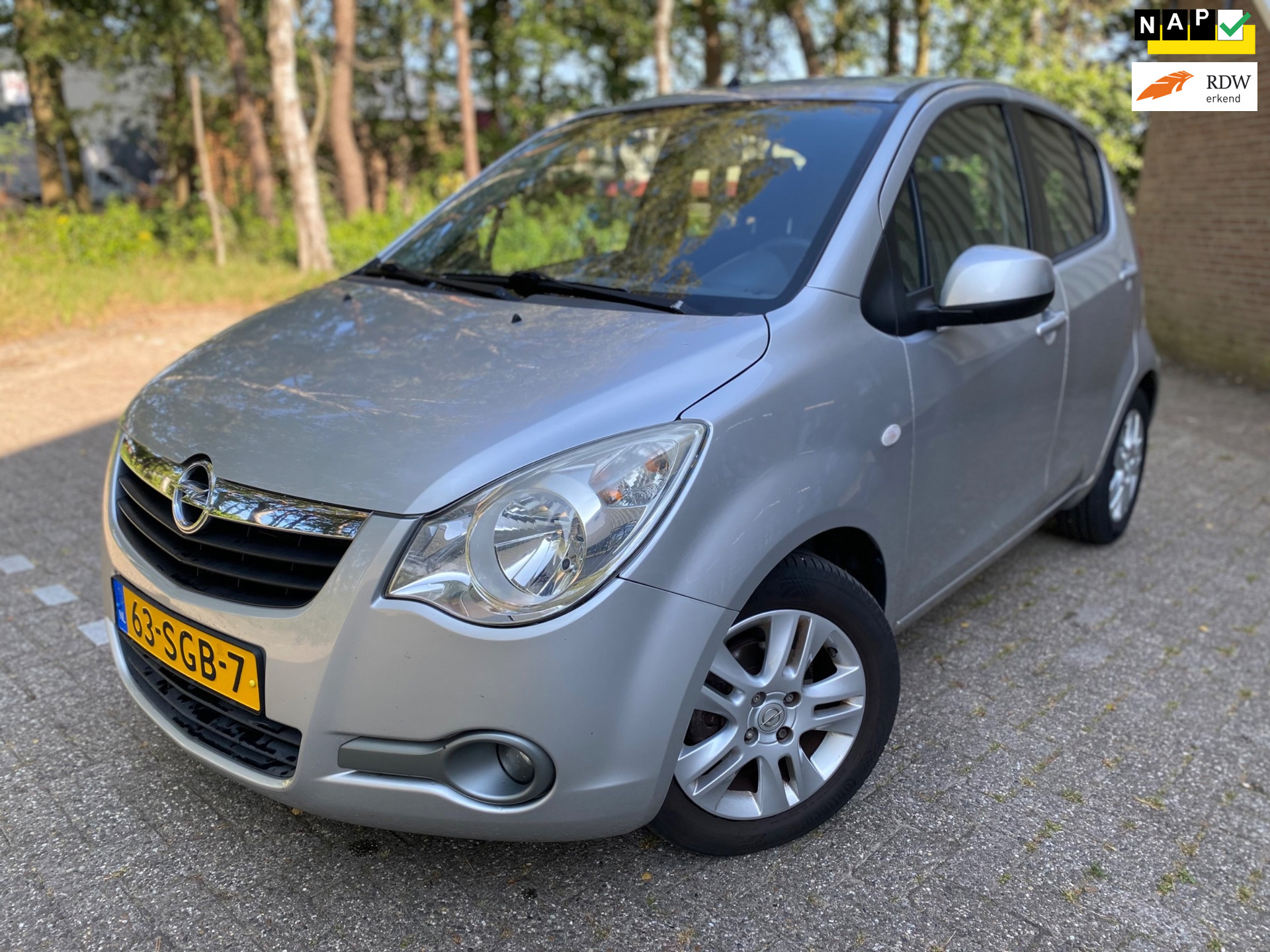 Opel Agila 1.2 Edition 1e Eigenaar |Airco|Startstop| 2011 - voorkant