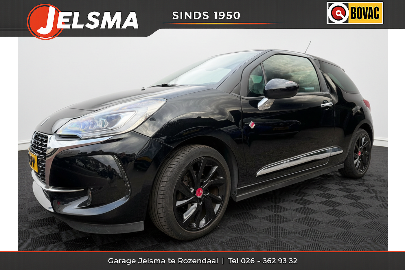 DS DS 3 1.2T 110pk PT Performance Line Aut6, 2019 - voorkant