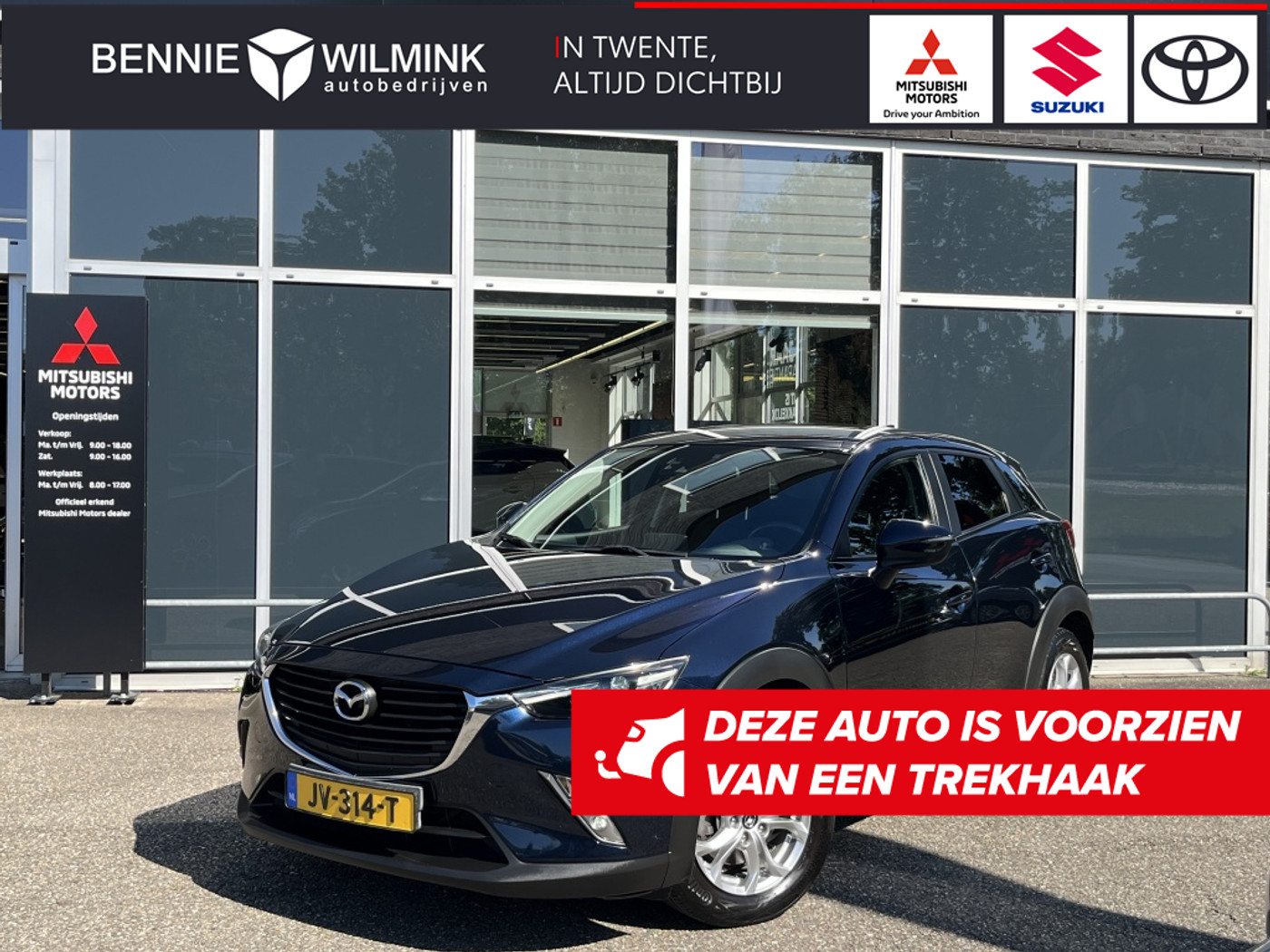 Mazda Mazda Cx-3 2.0 SAG 120 TS+ Trekhaak | Apple CarPlay & Android Auto 2016 - voorkant