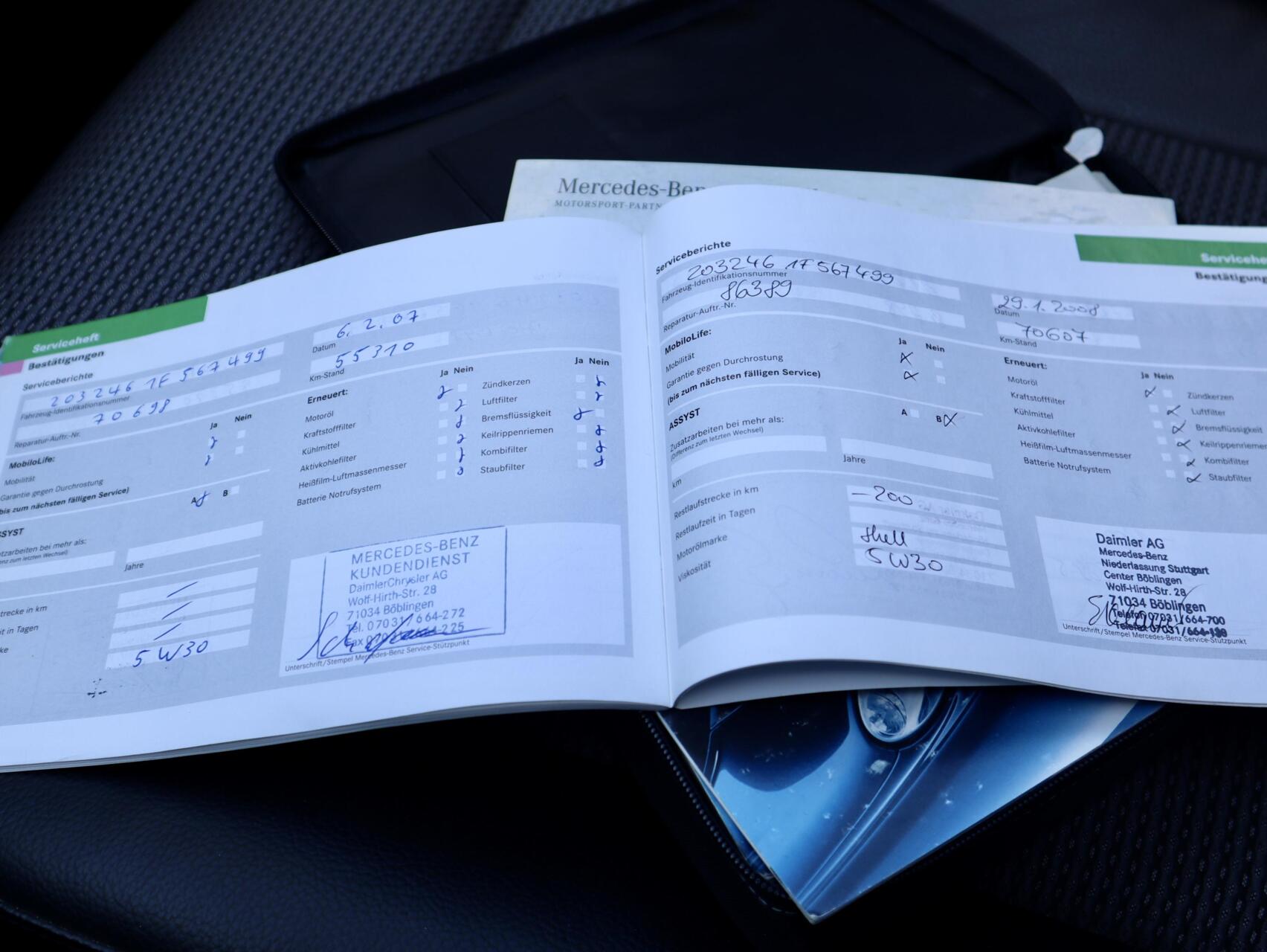Foto van Mercedes-Benz C 180 Kompressor