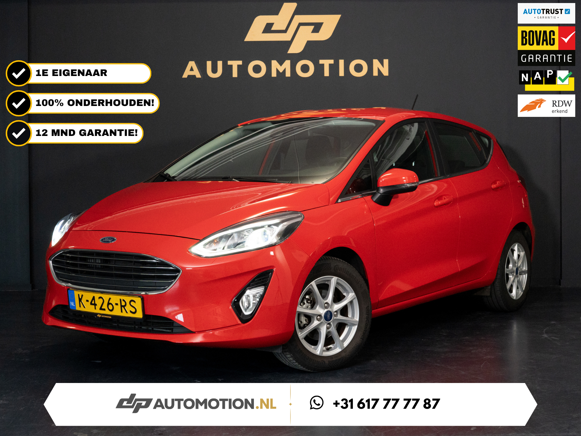 Ford Fiesta 1.0 EcoBoost Titanium 2021 - voorkant