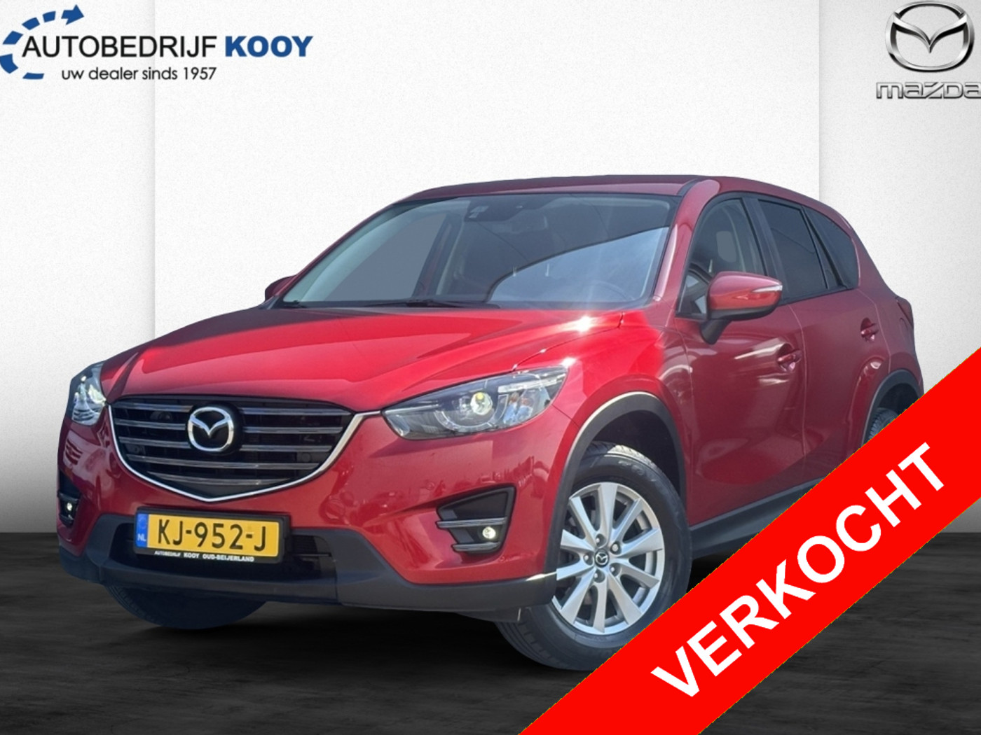 Mazda Mazda Cx-5 2.0 SkyActiv-G 165pk AUTOMAAT TS+ / Trekhaak 2016 - voorkant