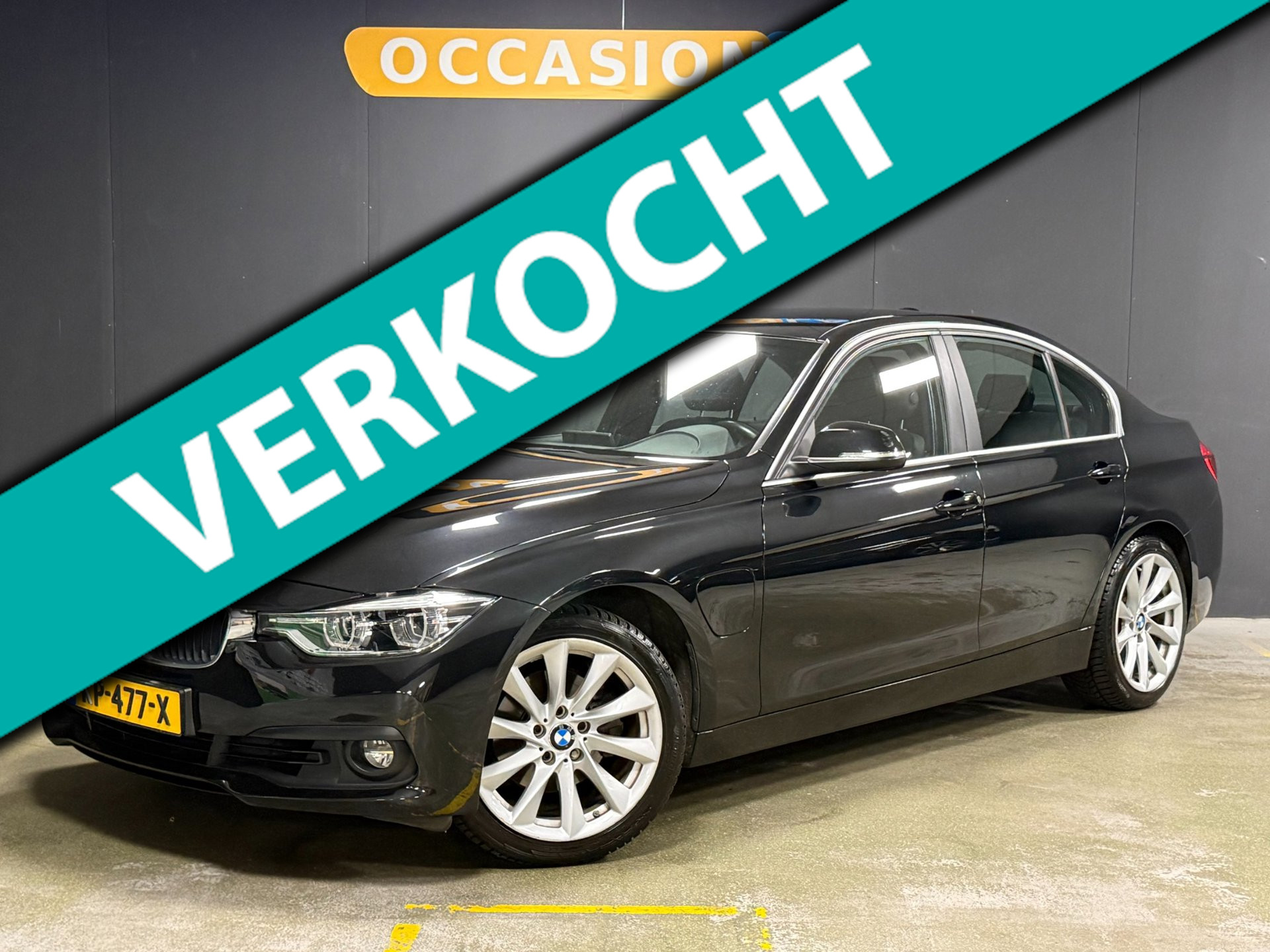 BMW 330e Iperformance 330e High Executive|LED|LEDER|KEYLESS|CRUISE|STOELV|BLUETOOTH|CARPLAY|NAVI|SFEER|18INCH| 2016 - voorkant